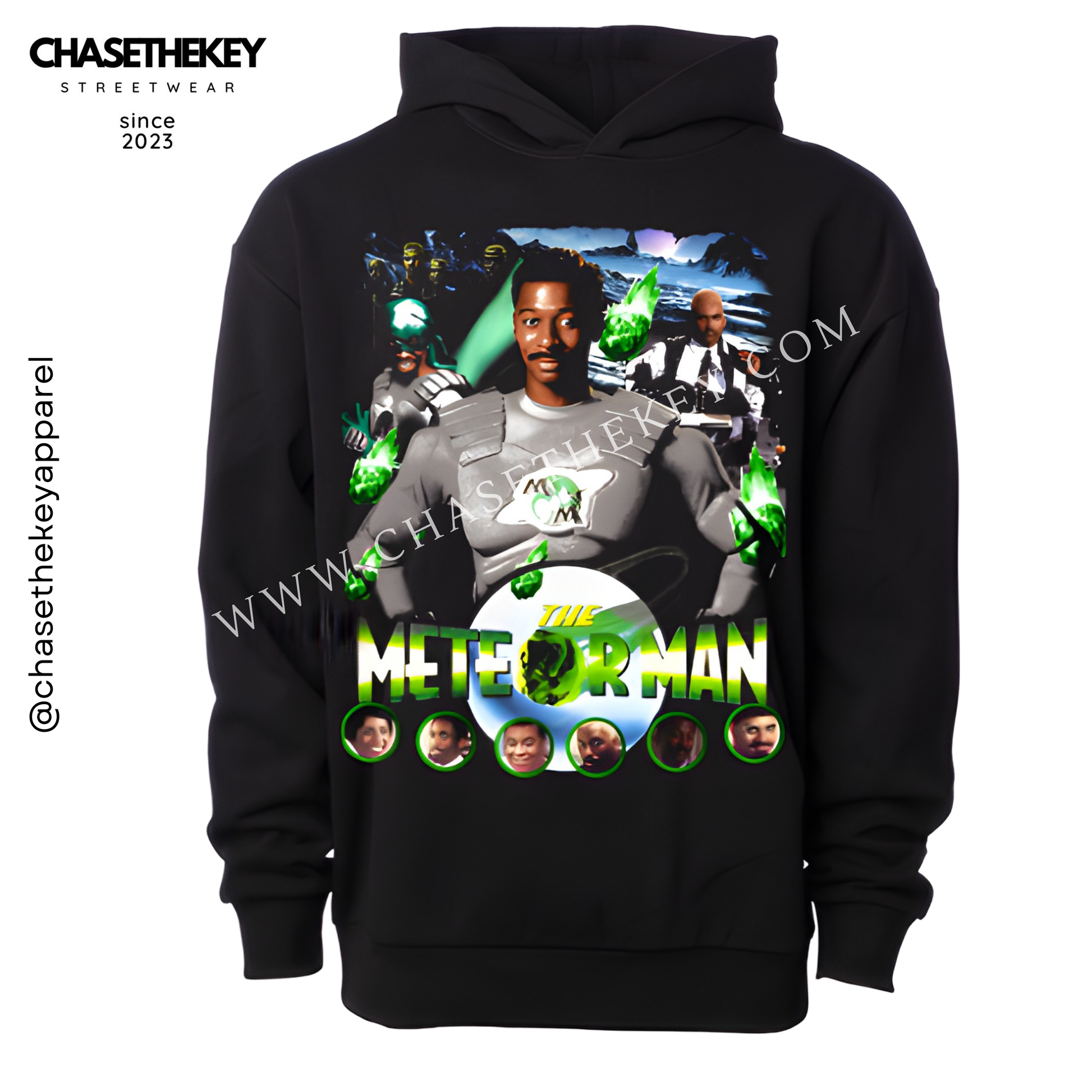 Retro The Meteor Man superhero hoodie