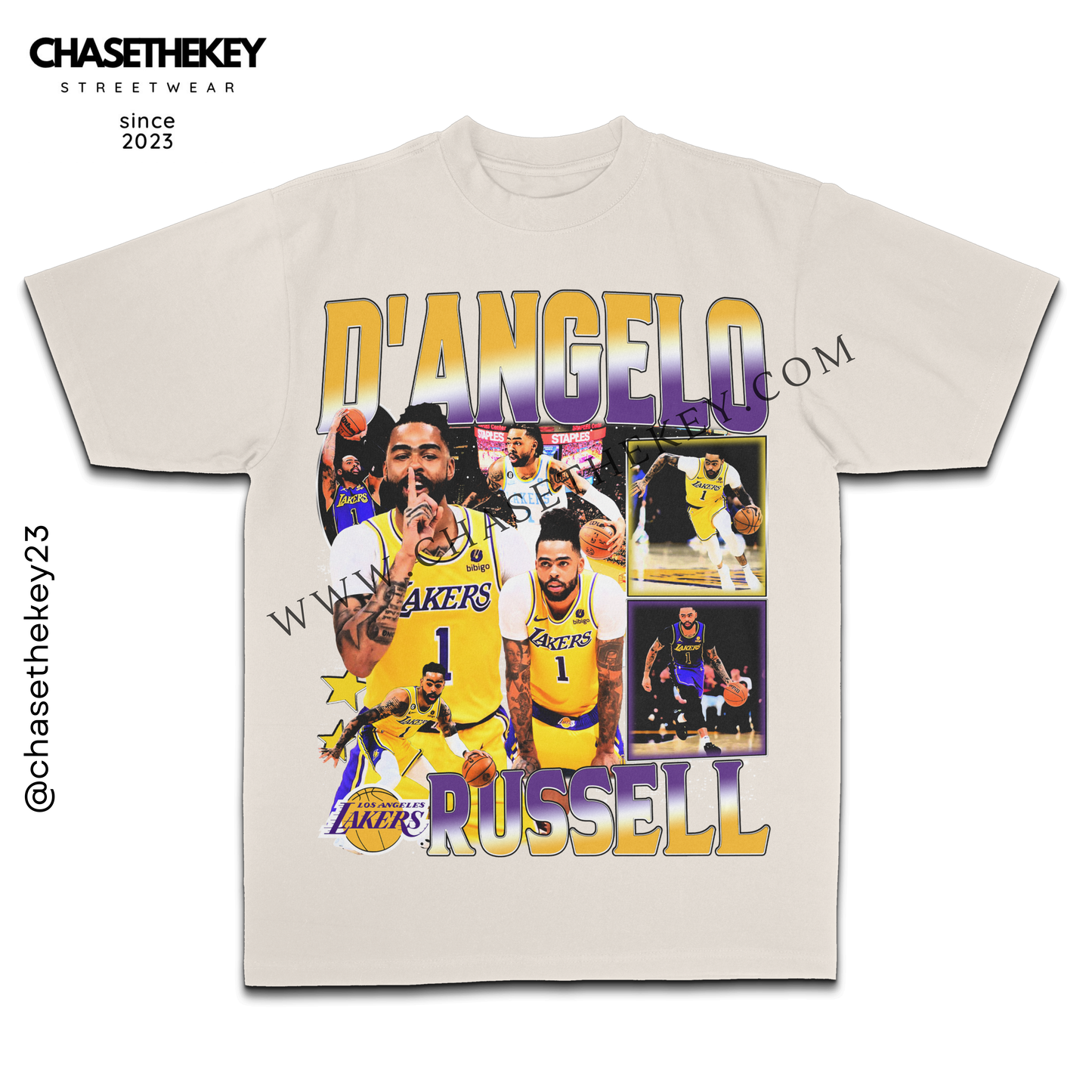 D'Angelo Russell Los Angeles Lakers shirt for NBA fans