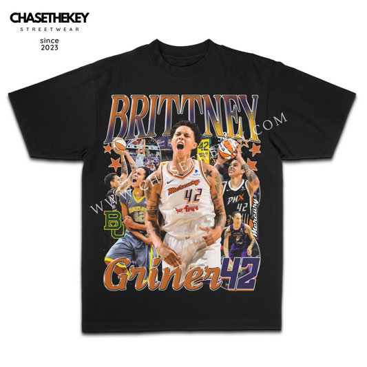 Brittney Griner Phoenix Mercury Shirt celebrating her talent and impact.