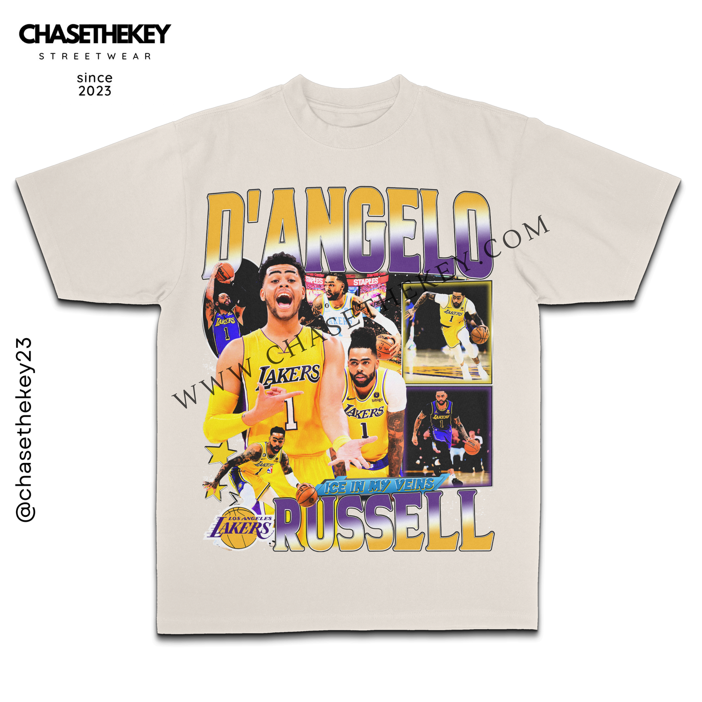 D'Angelo Russell Los Angeles Lakers shirt for NBA fans