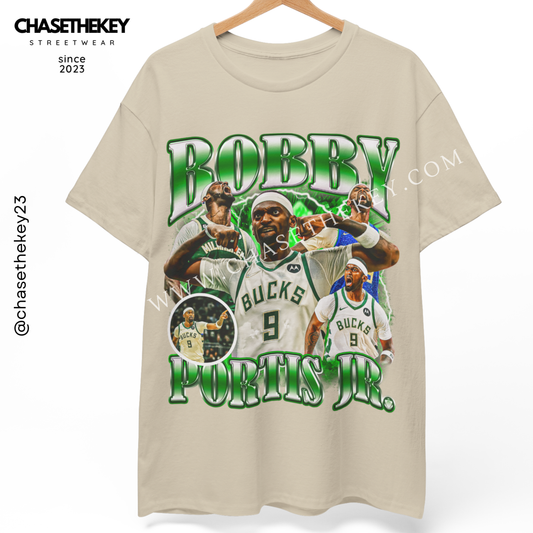 Bobby Portis Jr. Milwaukee Bucks t-shirt for NBA fans