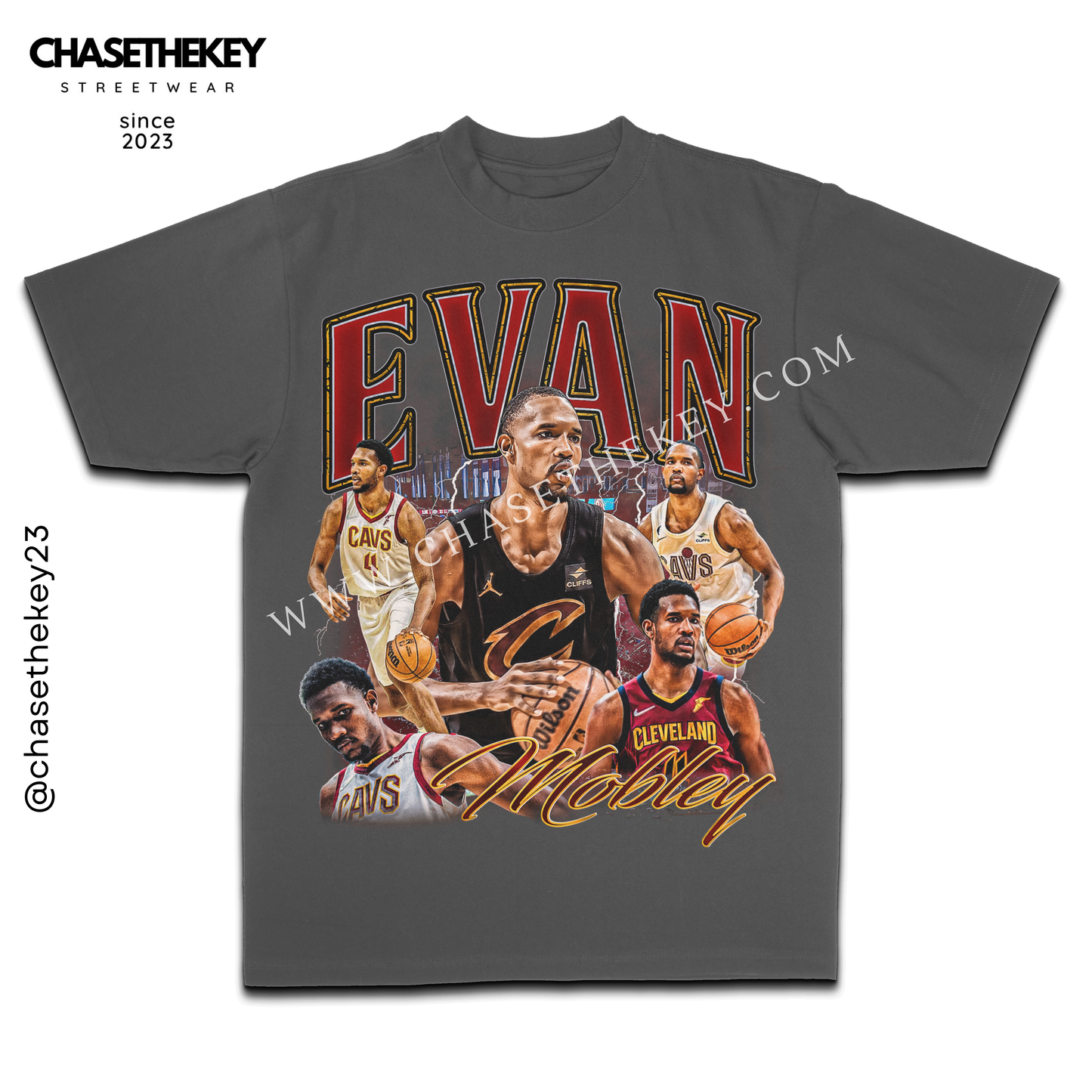 Evan Mobley Cleveland Cavaliers Shirt celebrating the rising star.