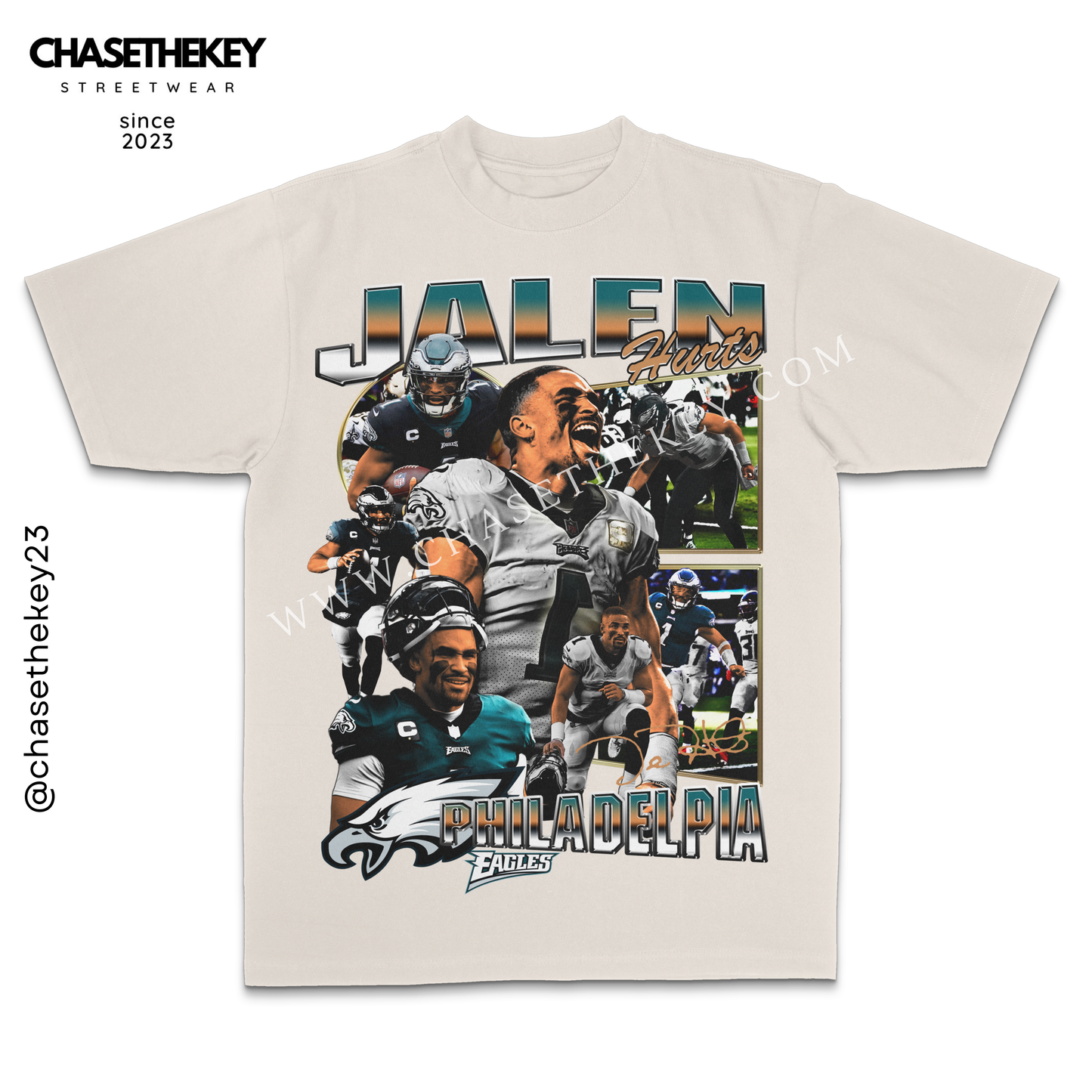 Jalen Hurts Philadelphia Eagles t-shirt for NFL fans