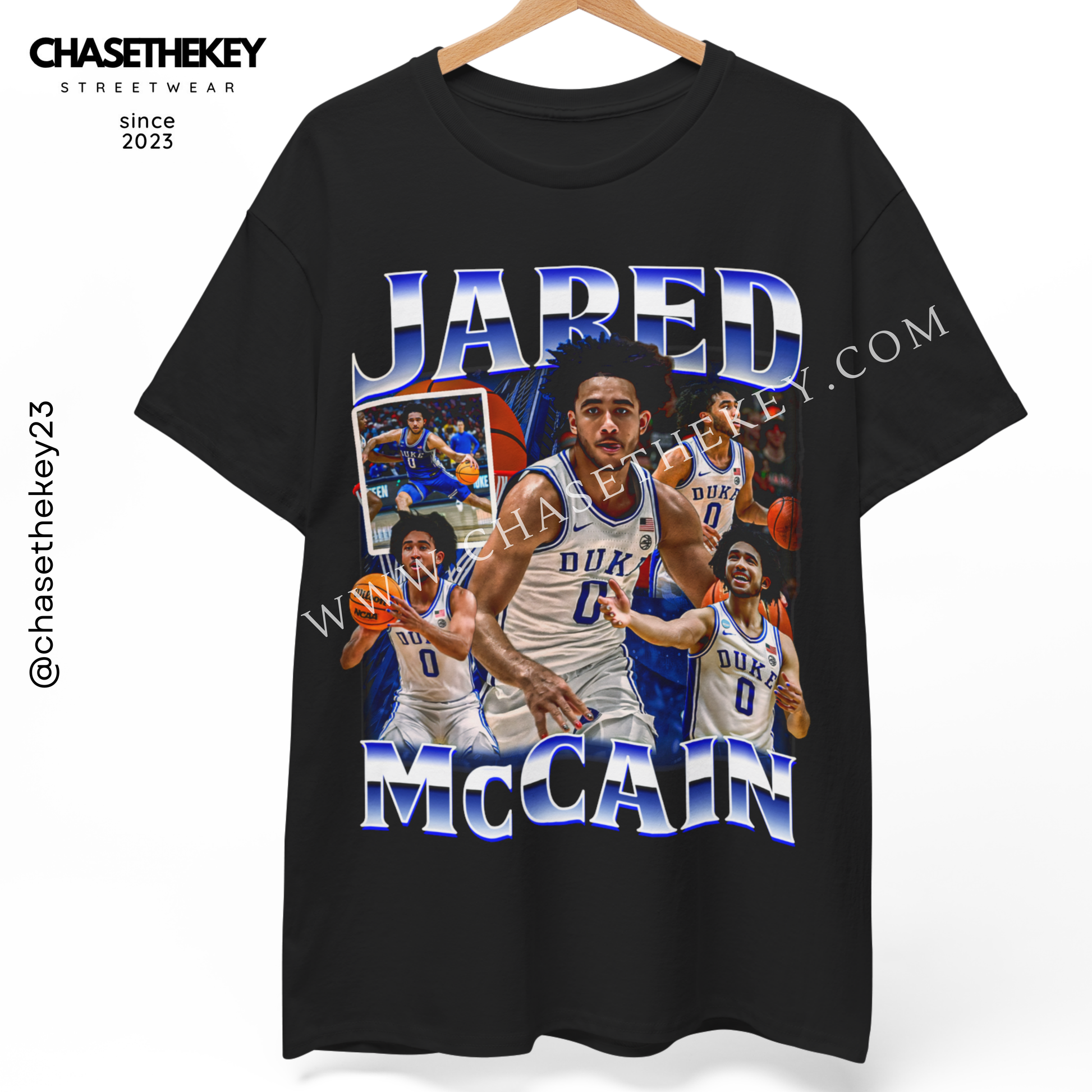 Jared McCain Duke Blue Devils shirt for basketball fans