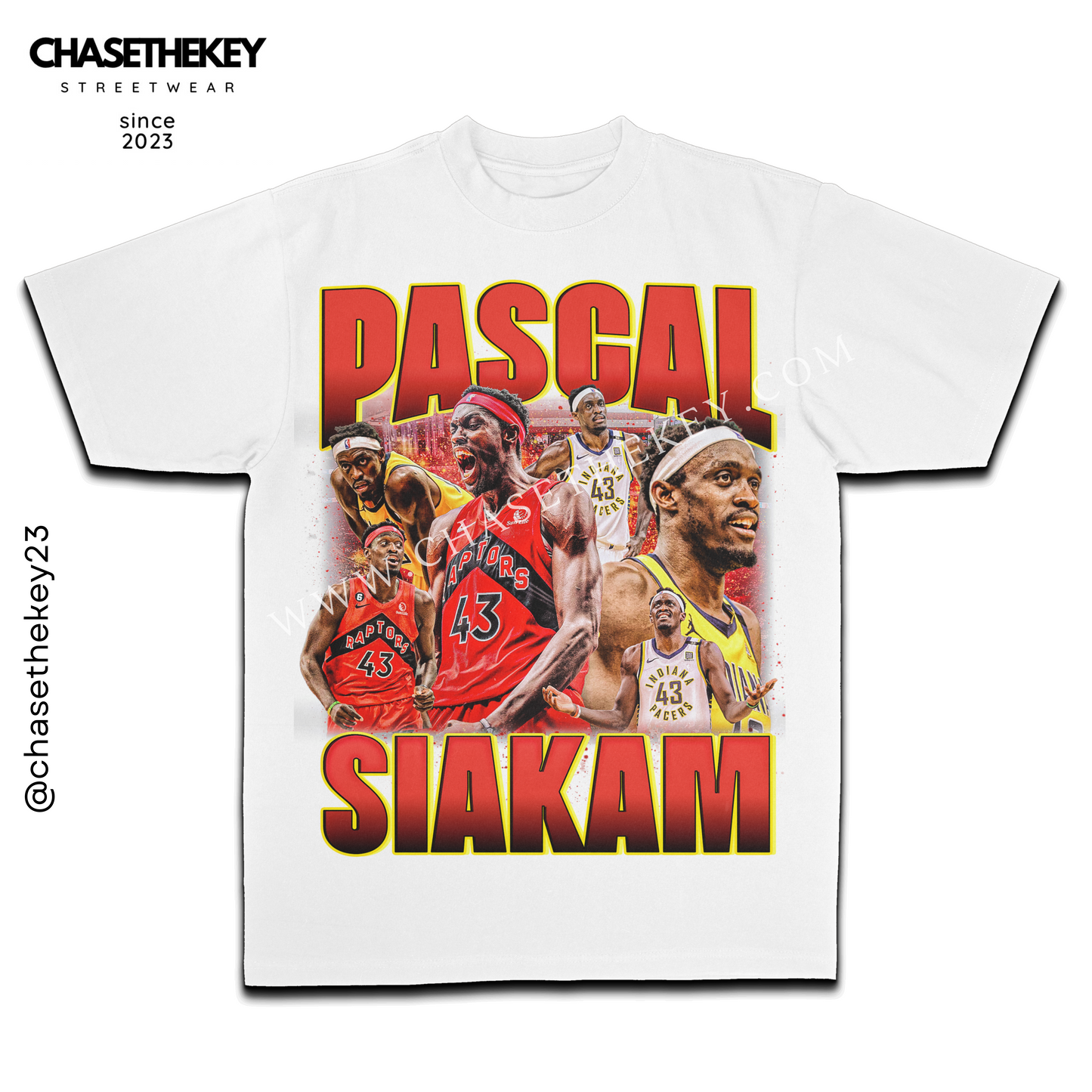 Pascal Siakam basketball graphic T-shirt