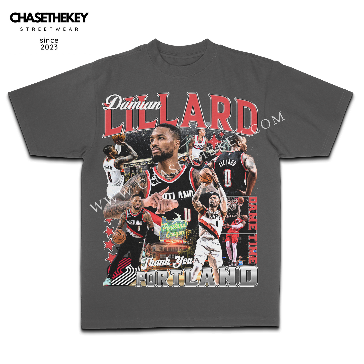 Damian Lillard "Dame Time" Portland Trail Blazers T-Shirt