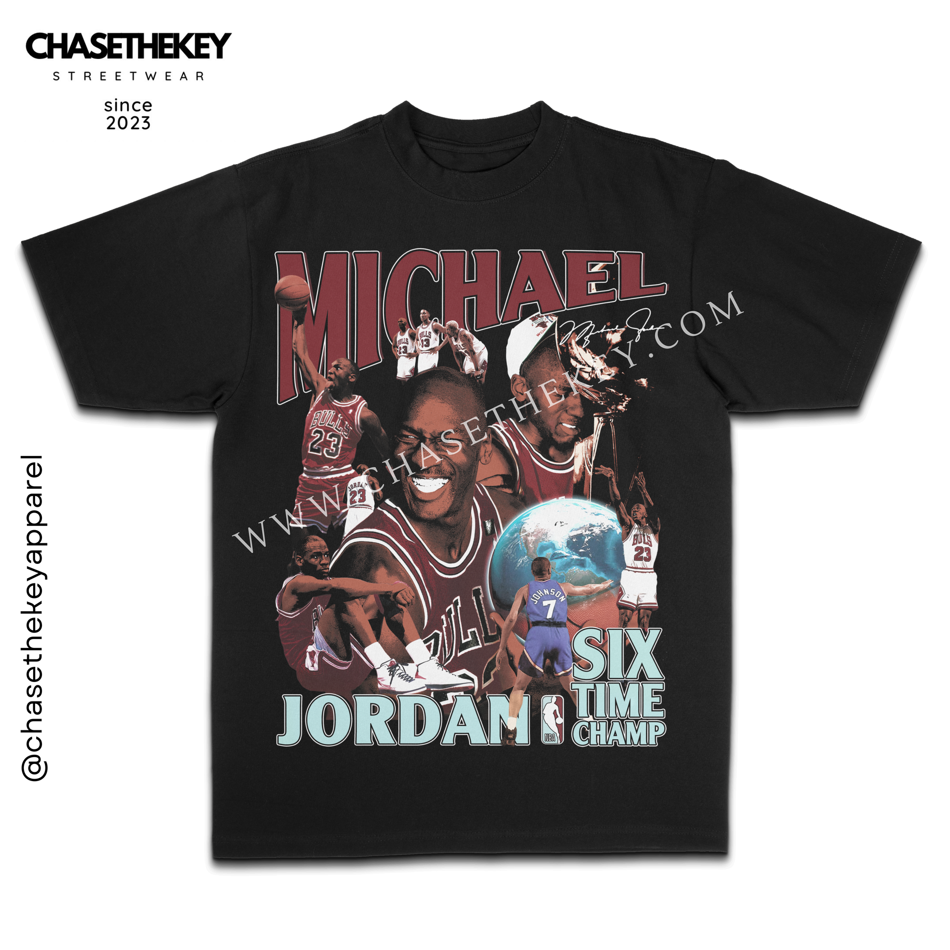 Michael Jordan Greatest of All Time basketball tee