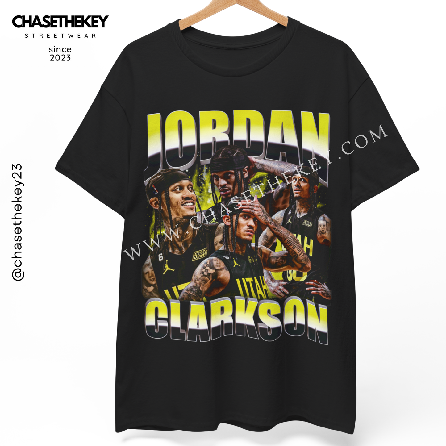 Jordan Clarkson Utah Jazz T-shirt for basketball fans