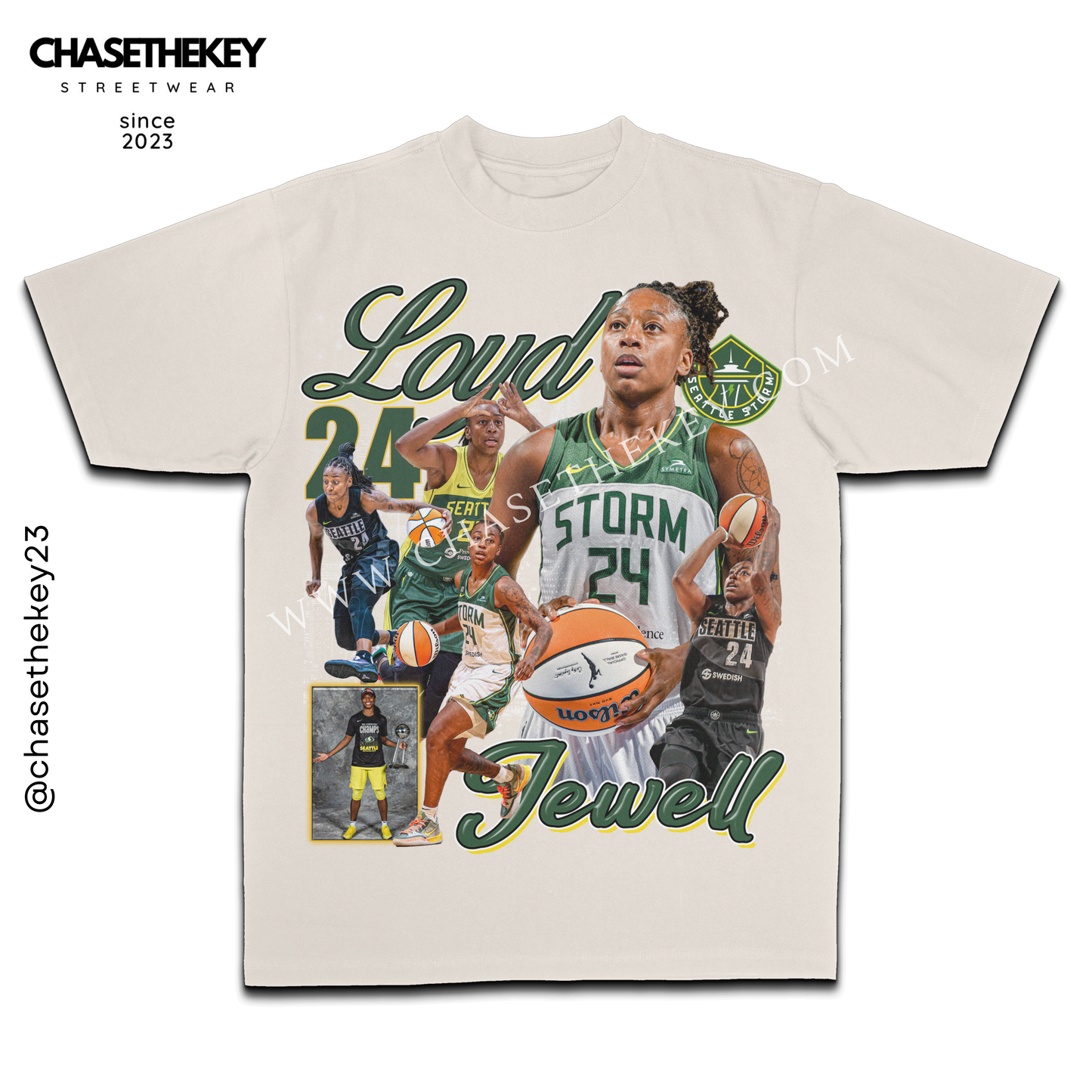 Jewell Loyd Seattle Storm basketball t-shirt for fans