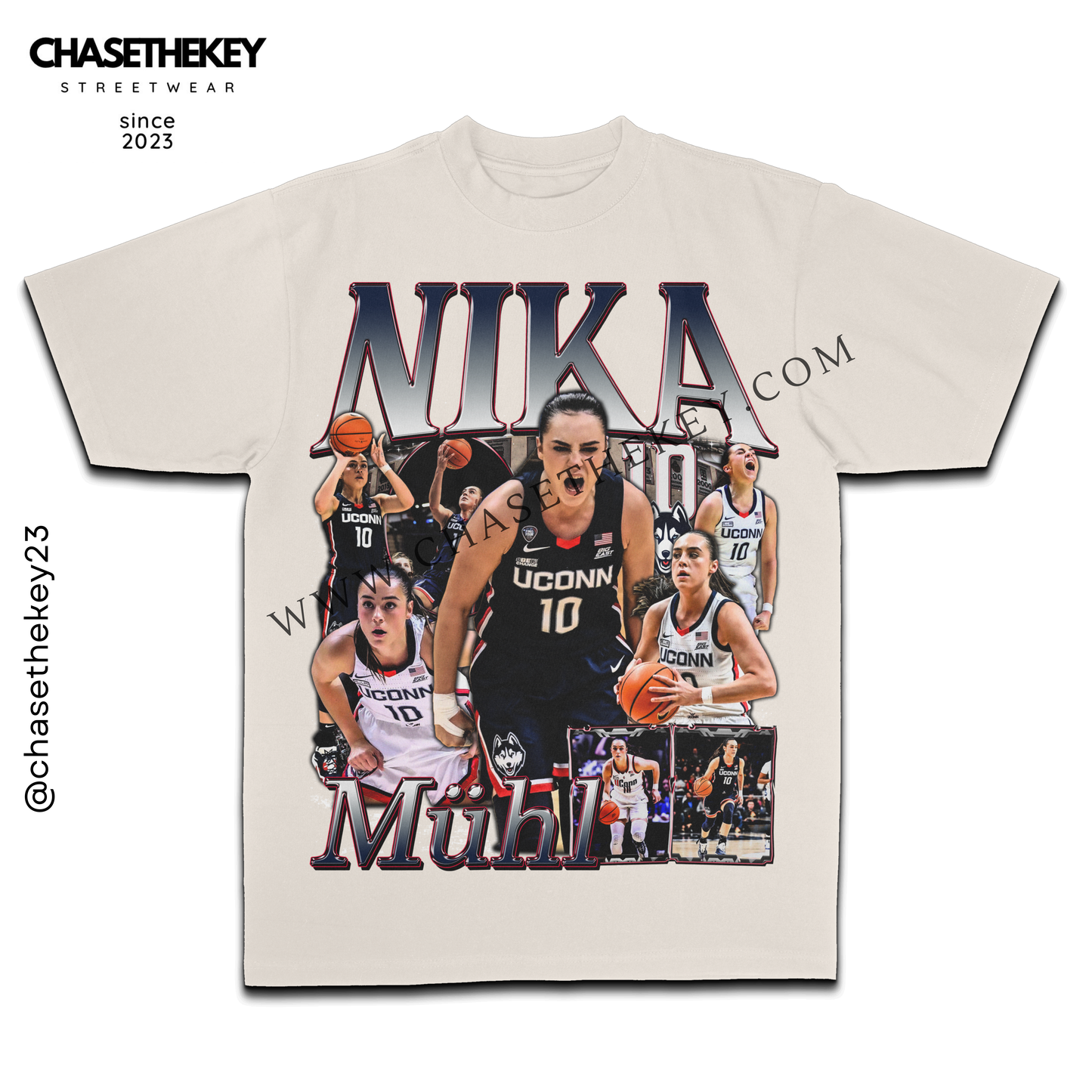 UConn Huskies Nika Mühl graphic tee