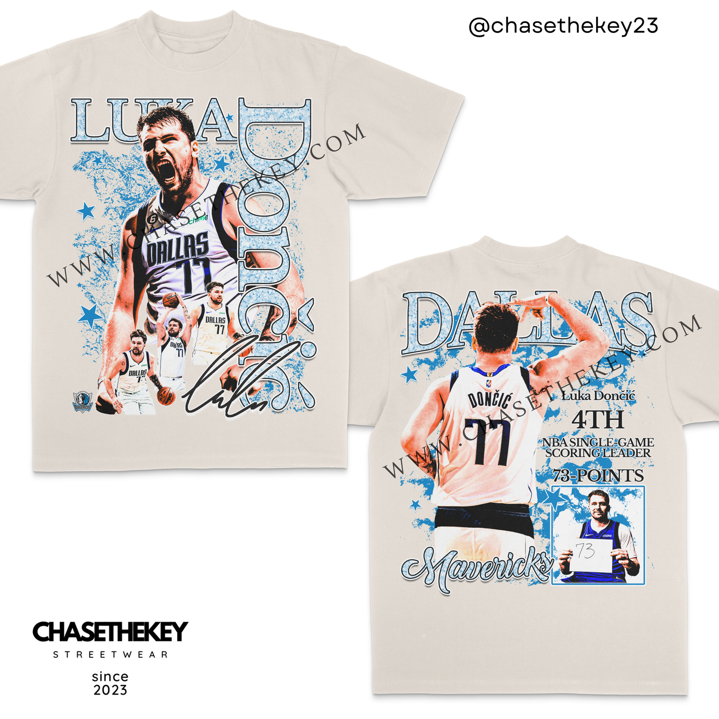 Luka Dončić 73-point game Dallas Mavericks t-shirt