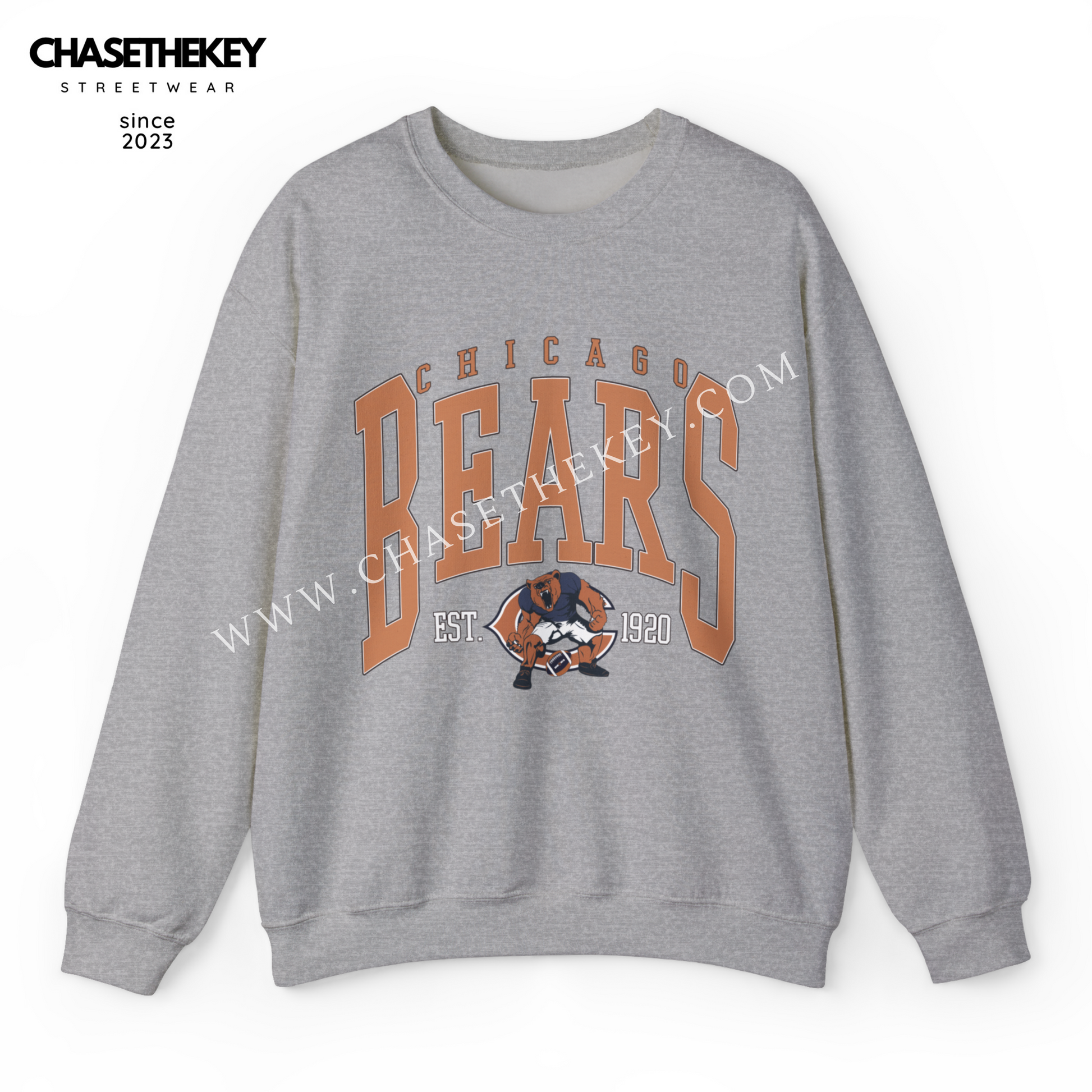 Chicago Bears crewneck sweatshirt for NFL fans