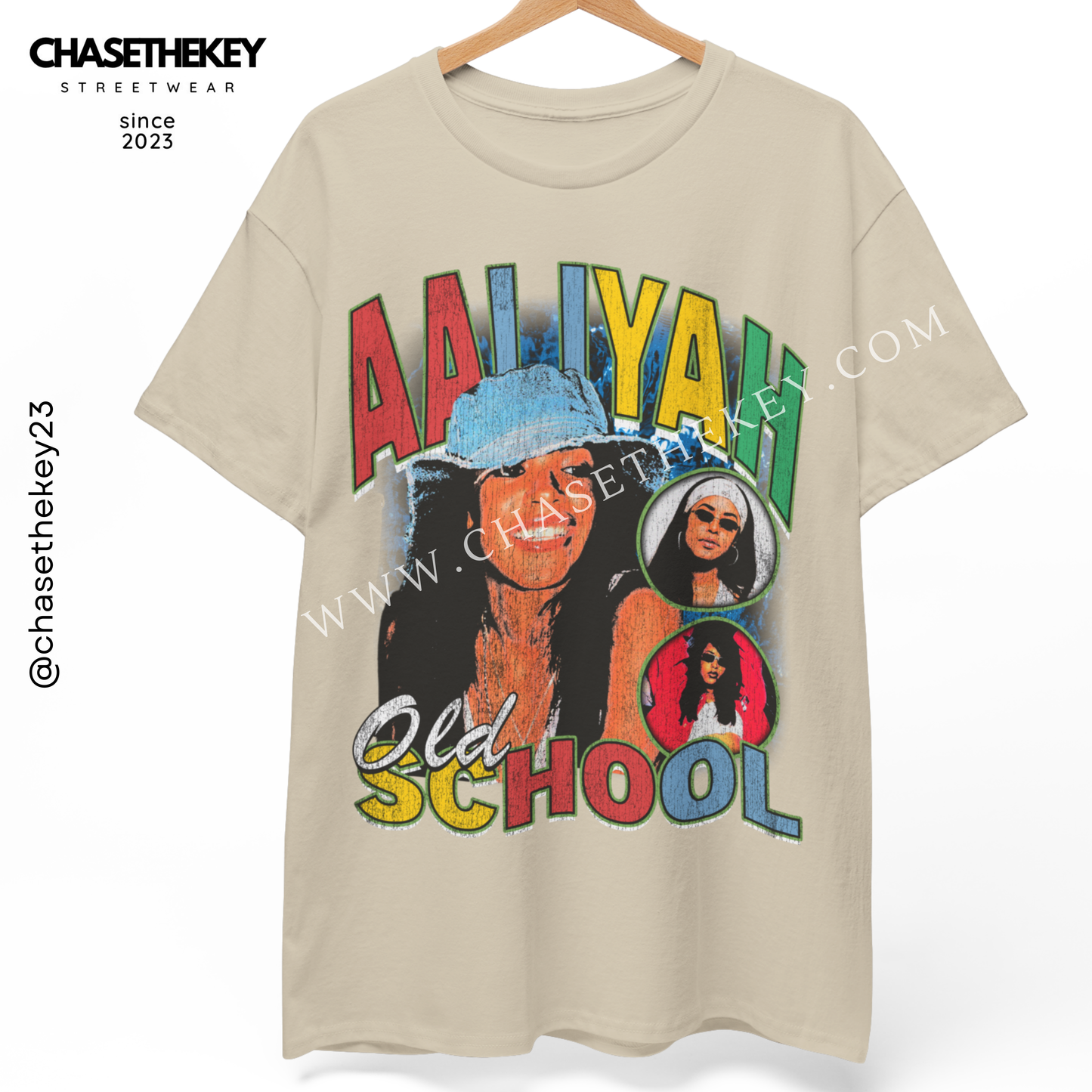 Aaliyah tribute t-shirt honoring the R&B legend