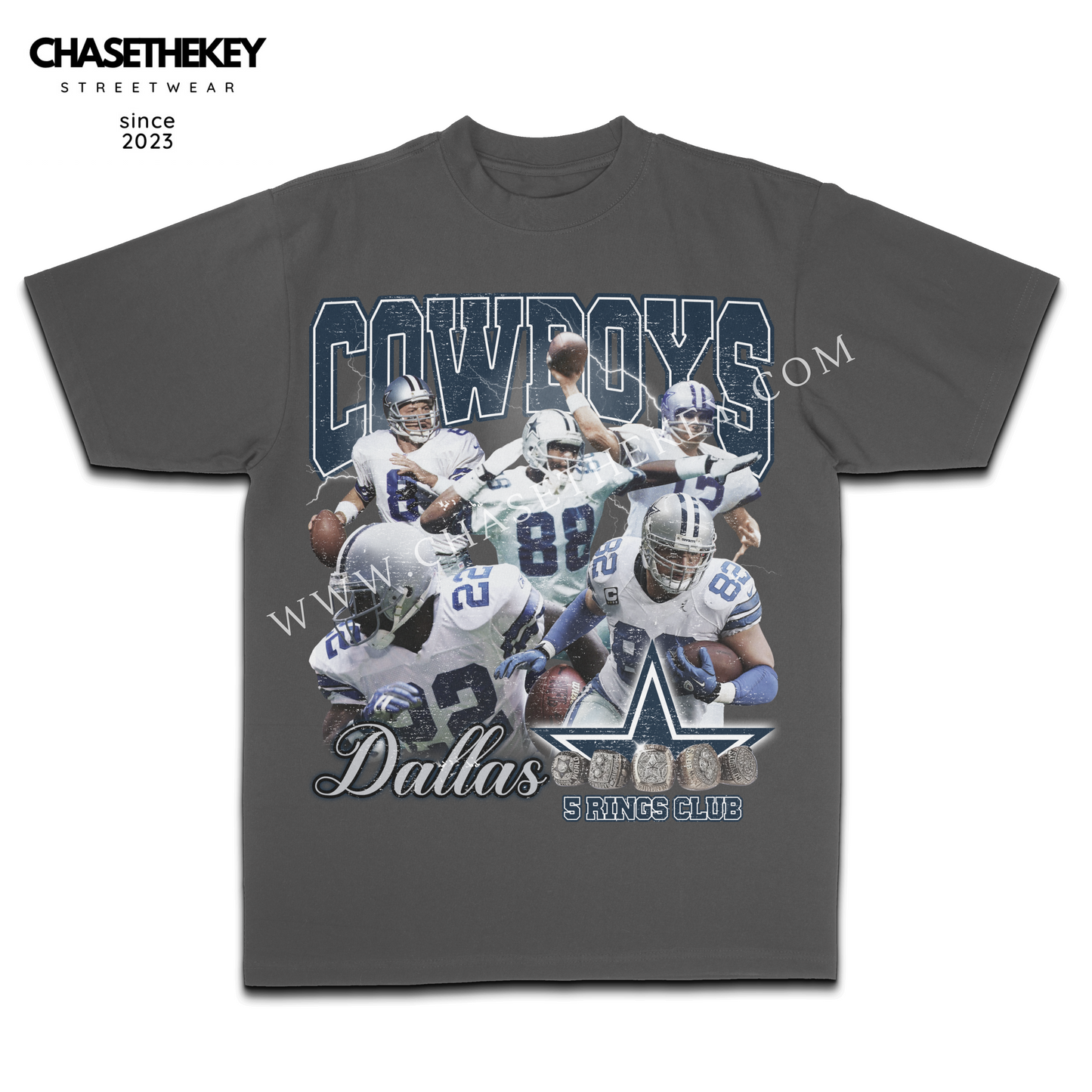 Dallas Cowboys 5 Rings Club T-Shirt