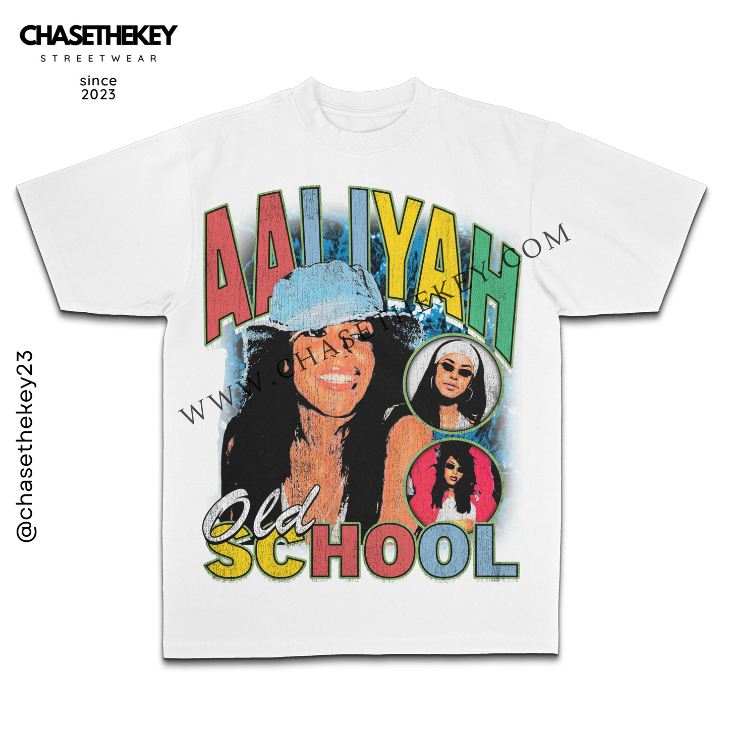 Aaliyah tribute t-shirt honoring the R&B legend