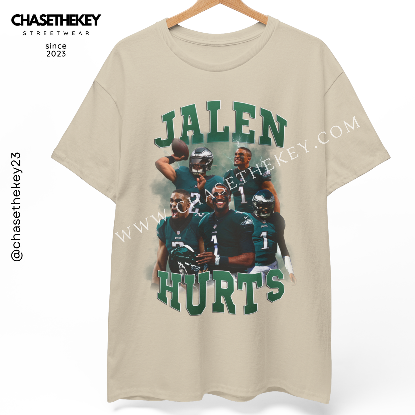 Jalen Hurts Philadelphia Eagles t-shirt for NFL fans