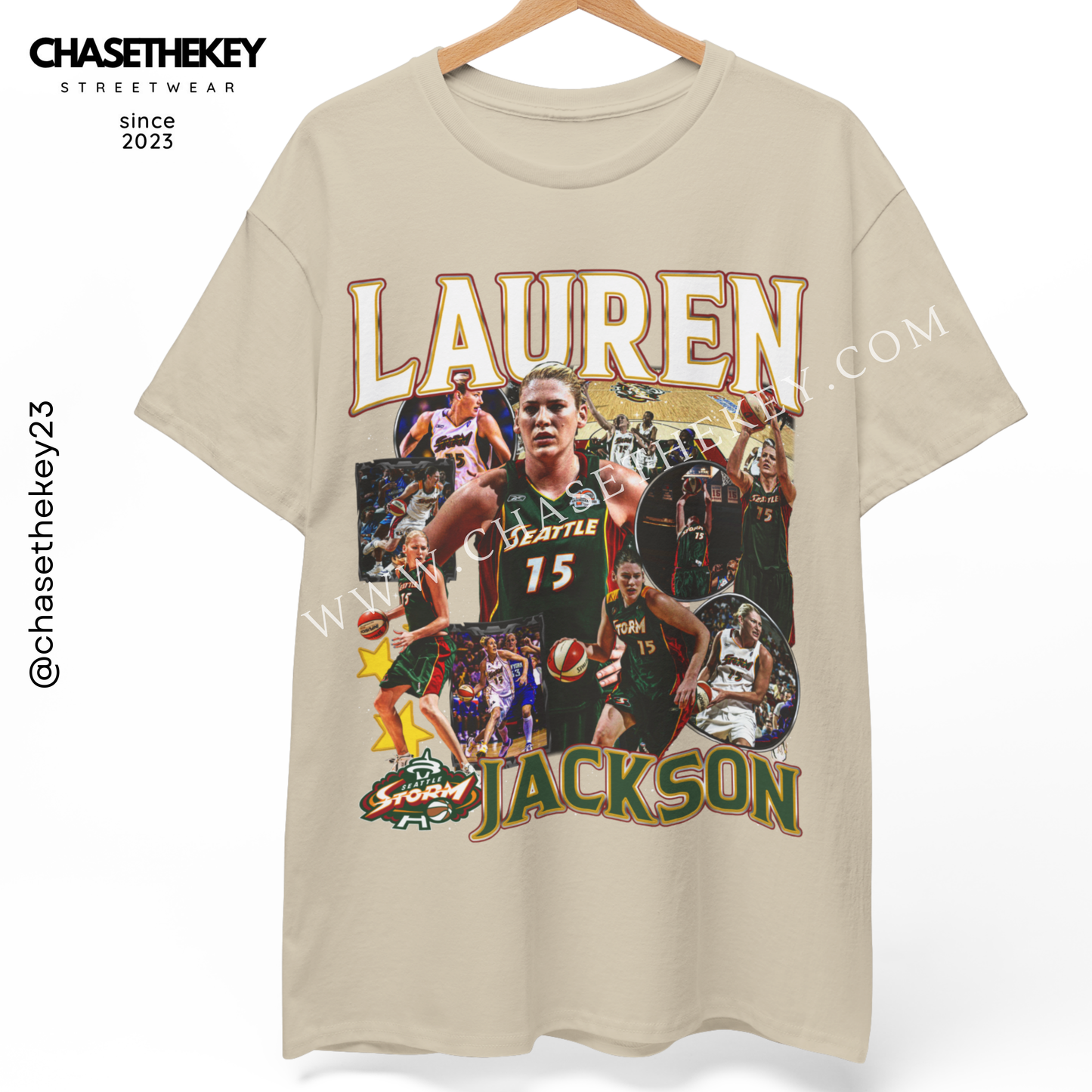 Lauren Jackson Seattle Storm T-shirt for WNBA fans