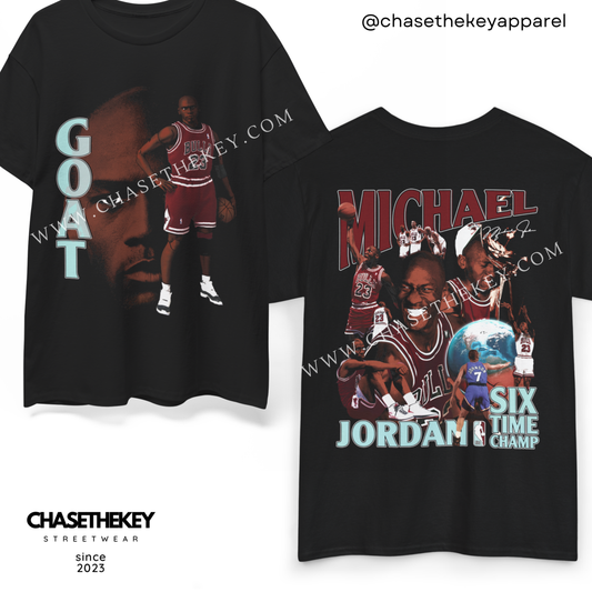 Vintage style Jordan GOAT shirt for basketball fans