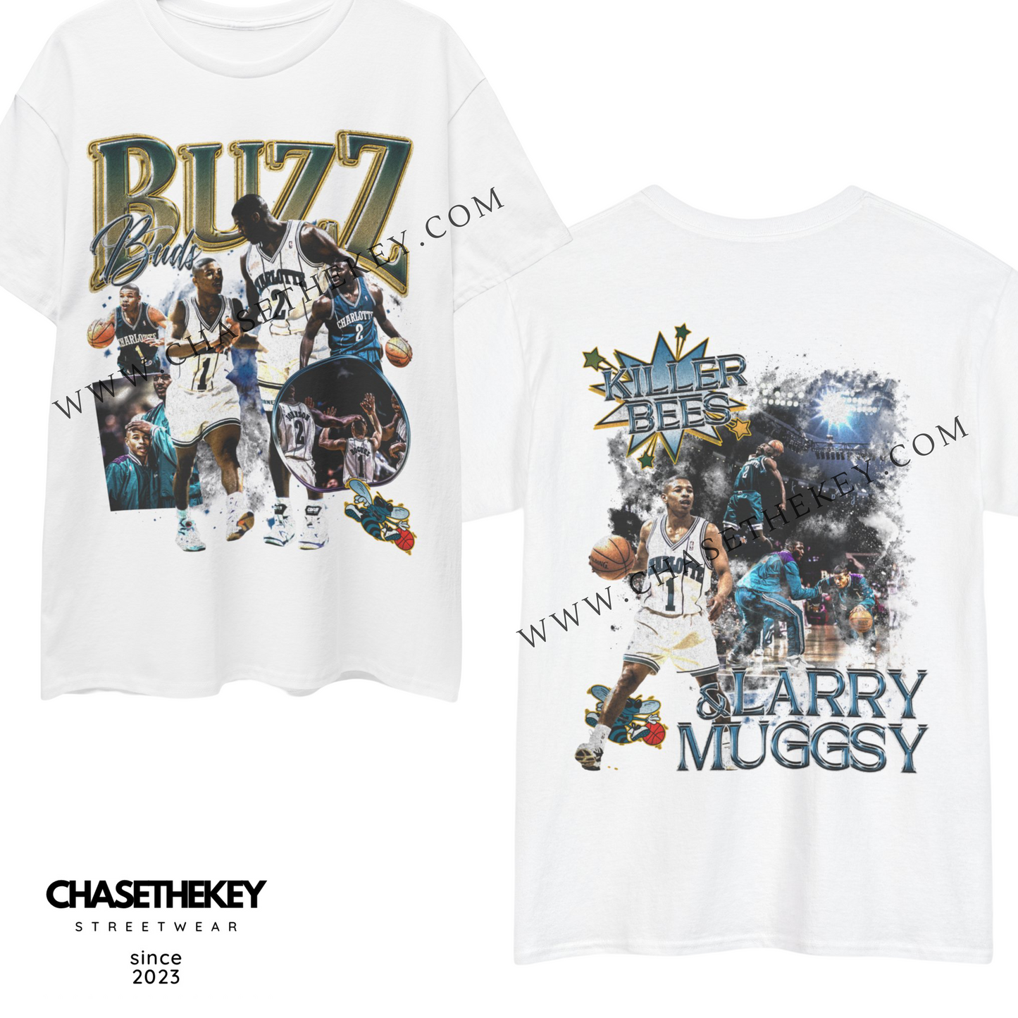 Buzz City Muggsy Bogues & Larry Johnson Shirt