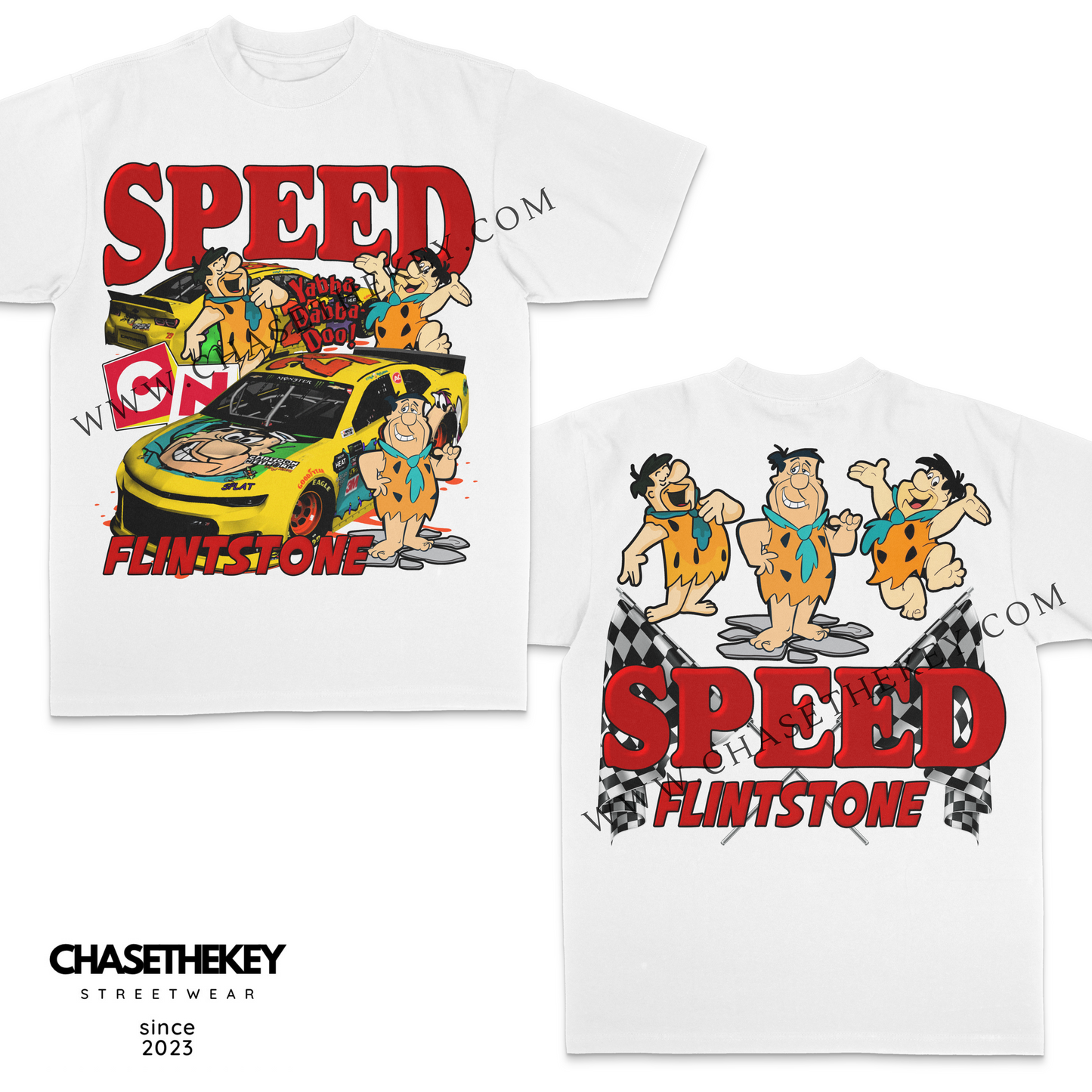 The Flintstones Nascar T-Shirt