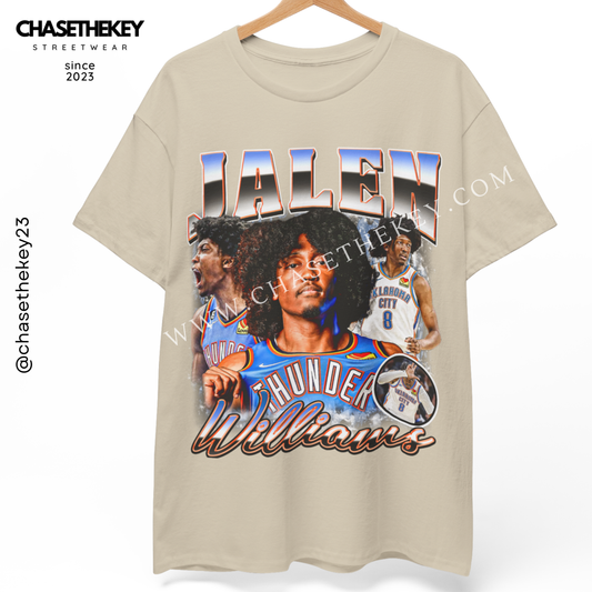 Jalen Williams Oklahoma City Thunder t-shirt for NBA fans