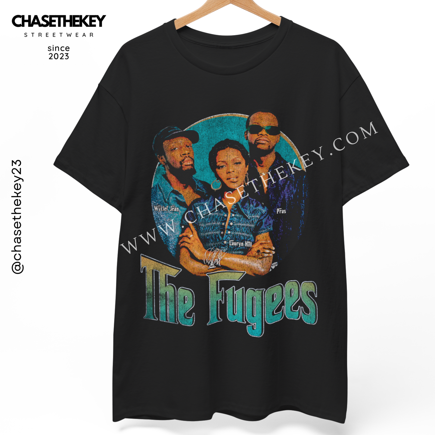 Fugees The Score shirt celebrating iconic hip-hop album