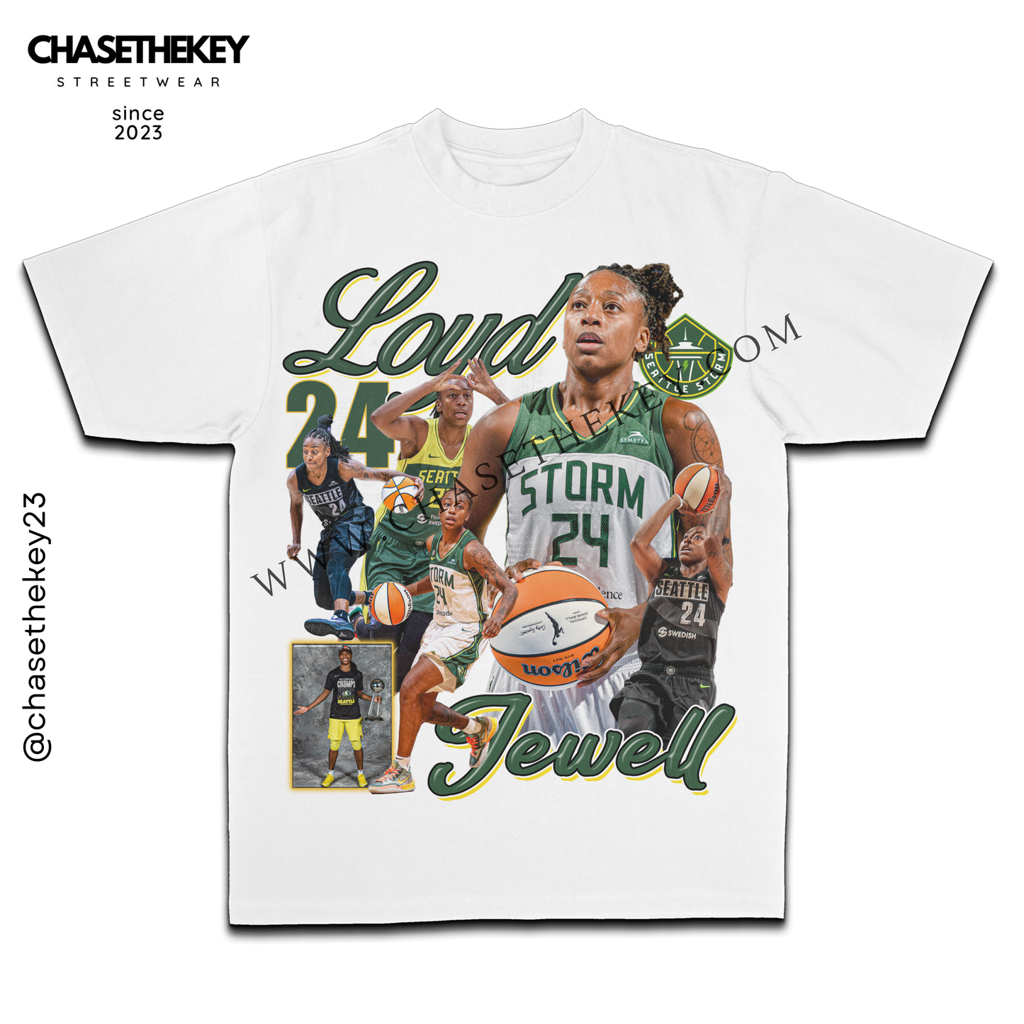 Jewell Loyd Seattle Storm basketball t-shirt for fans