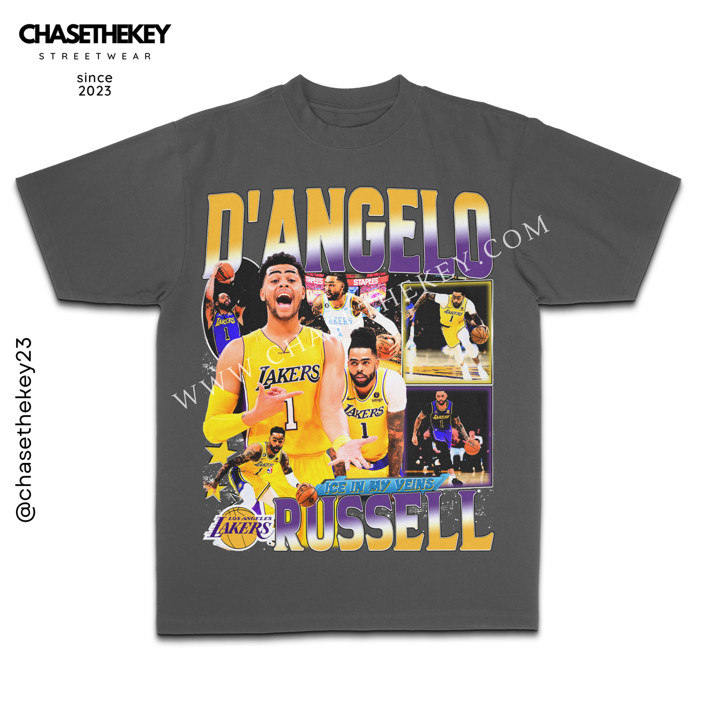 D'Angelo Russell Los Angeles Lakers shirt for NBA fans