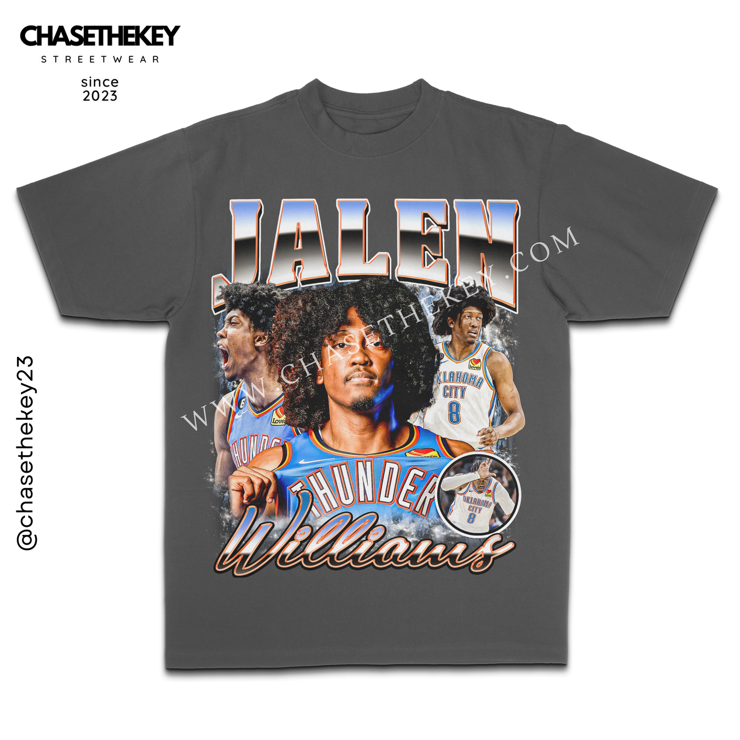 Jalen Williams Oklahoma City Thunder t-shirt for NBA fans