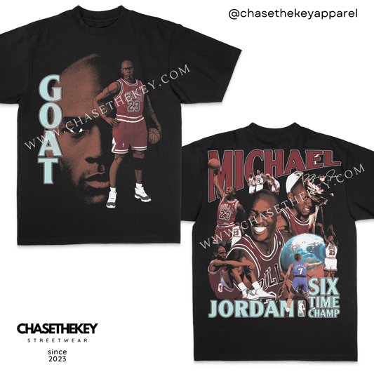 Michael Jordan Greatest of All Time basketball tee