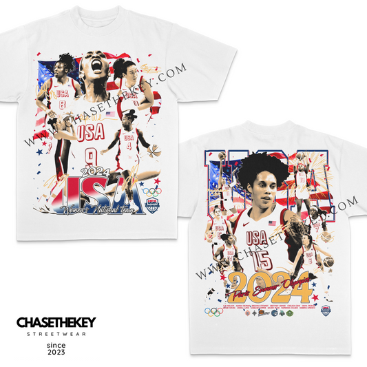 2024 USA Women's Olympic Basketball Team T-Shirt