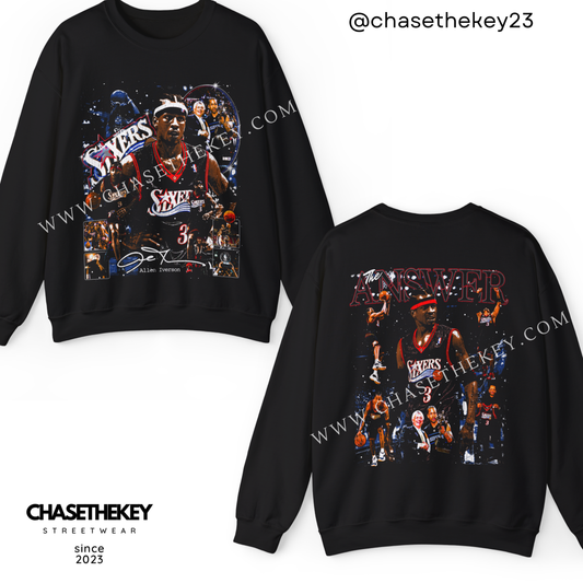 Allen Iverson The Answer crewneck sweatshirt basketball