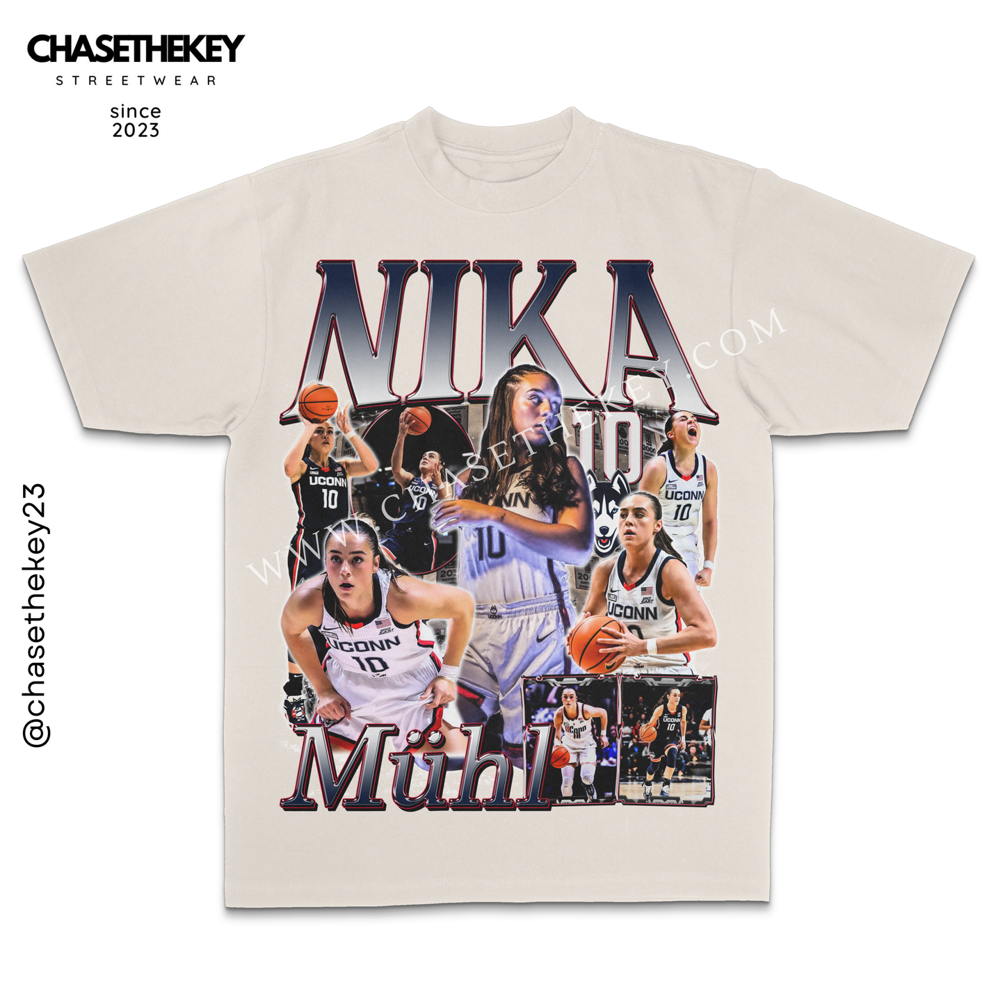 UConn Huskies Nika Mühl graphic tee