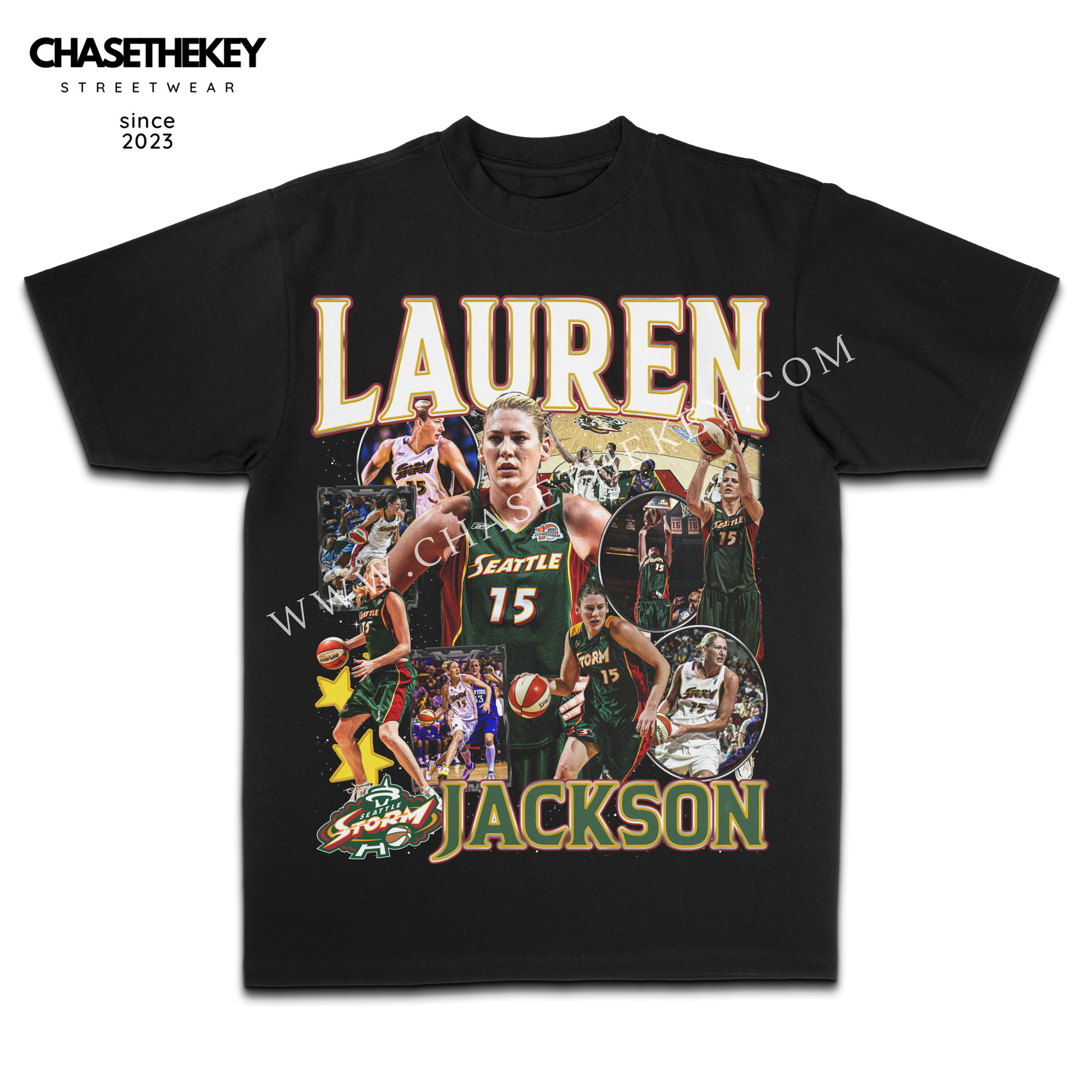 Lauren Jackson Seattle Storm T-shirt for WNBA fans