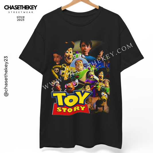 Toy Story shirt featuring Woody and Buzz Lightyear