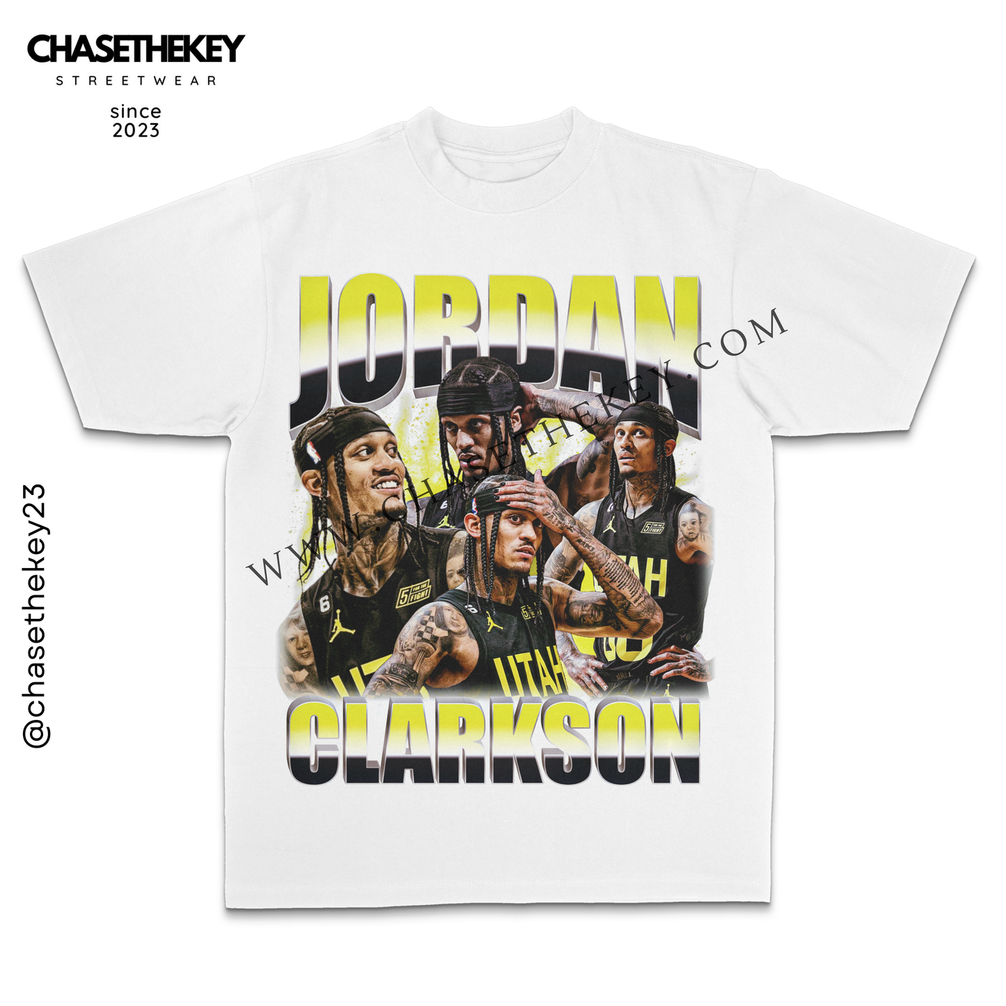 Jordan Clarkson Utah Jazz T-shirt for basketball fans