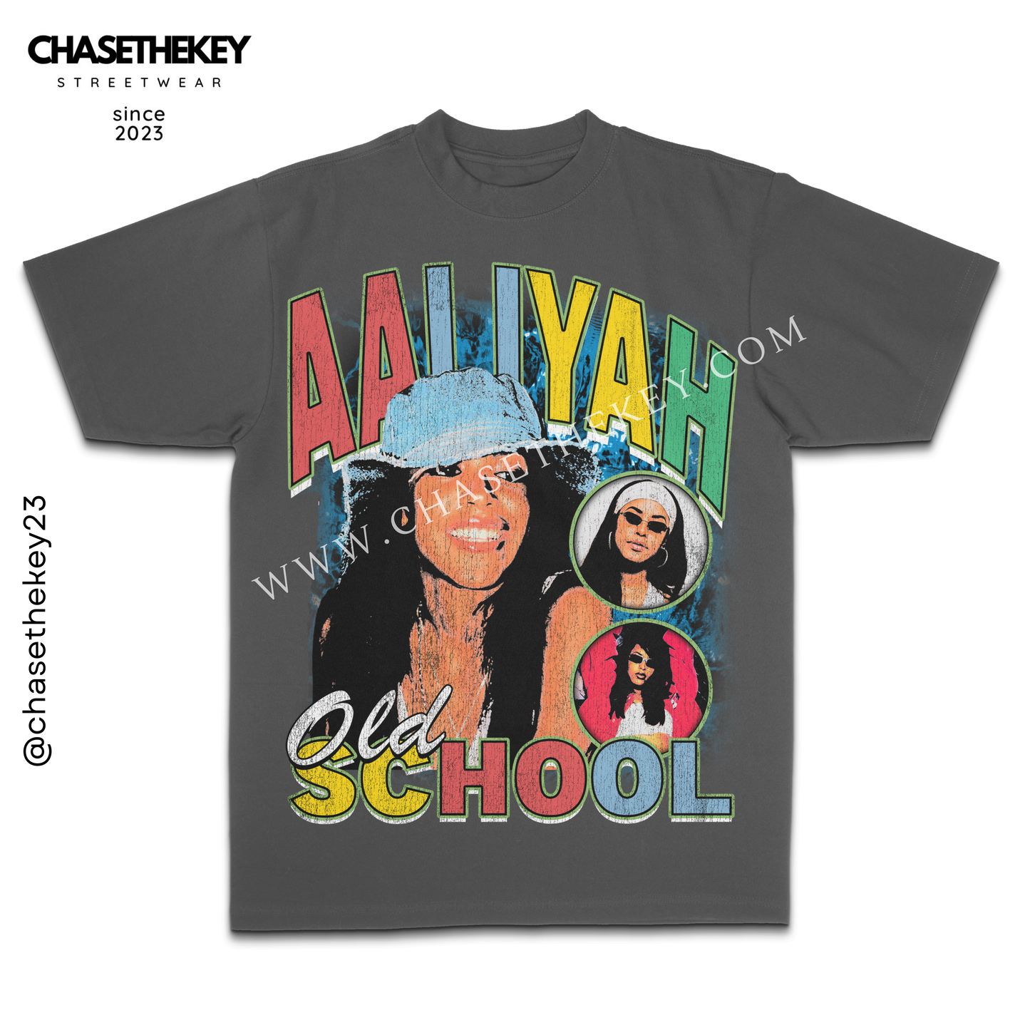 Aaliyah tribute t-shirt honoring the R&B legend