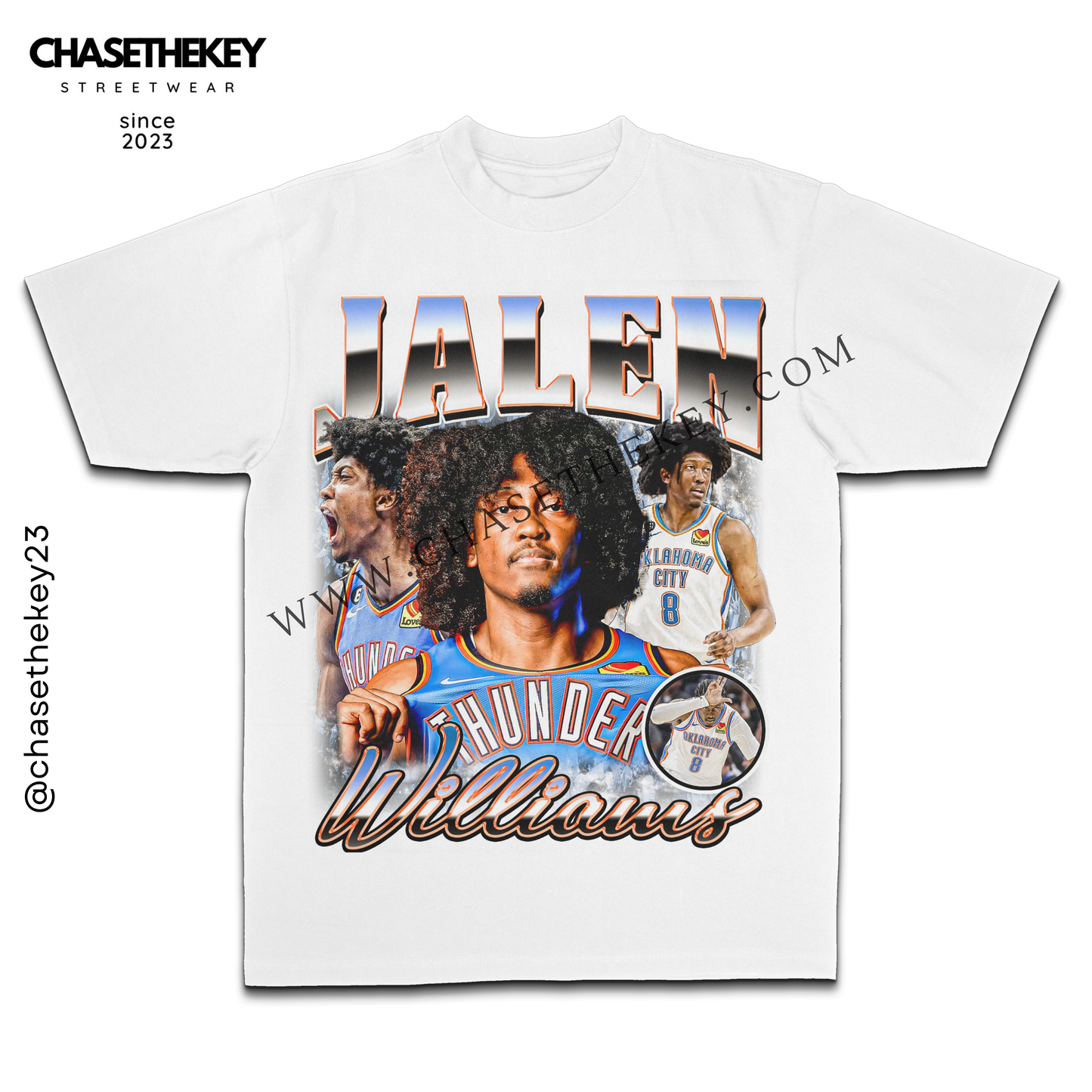 Jalen Williams Oklahoma City Thunder t-shirt for NBA fans