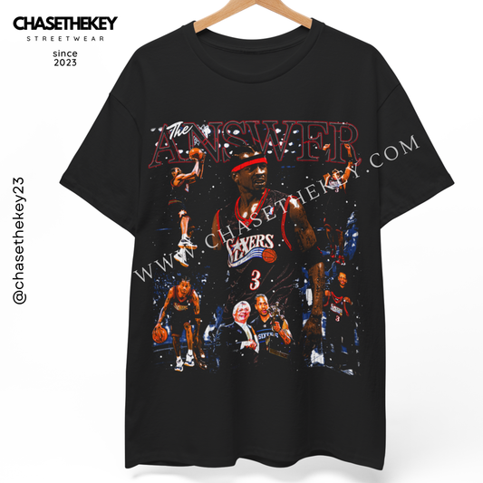 Allen Iverson The Answer T-shirt basketball legend