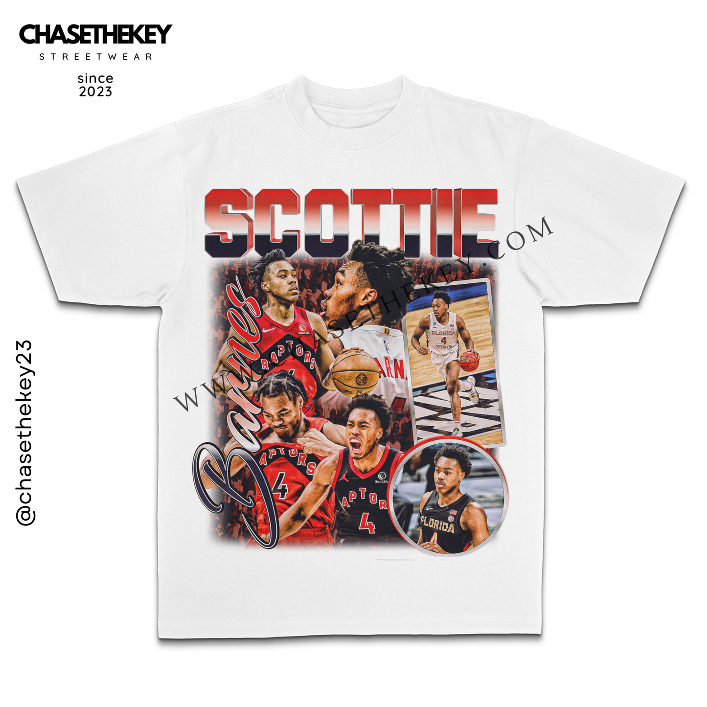 Scottie Barnes Toronto Raptors T-shirt for basketball fans