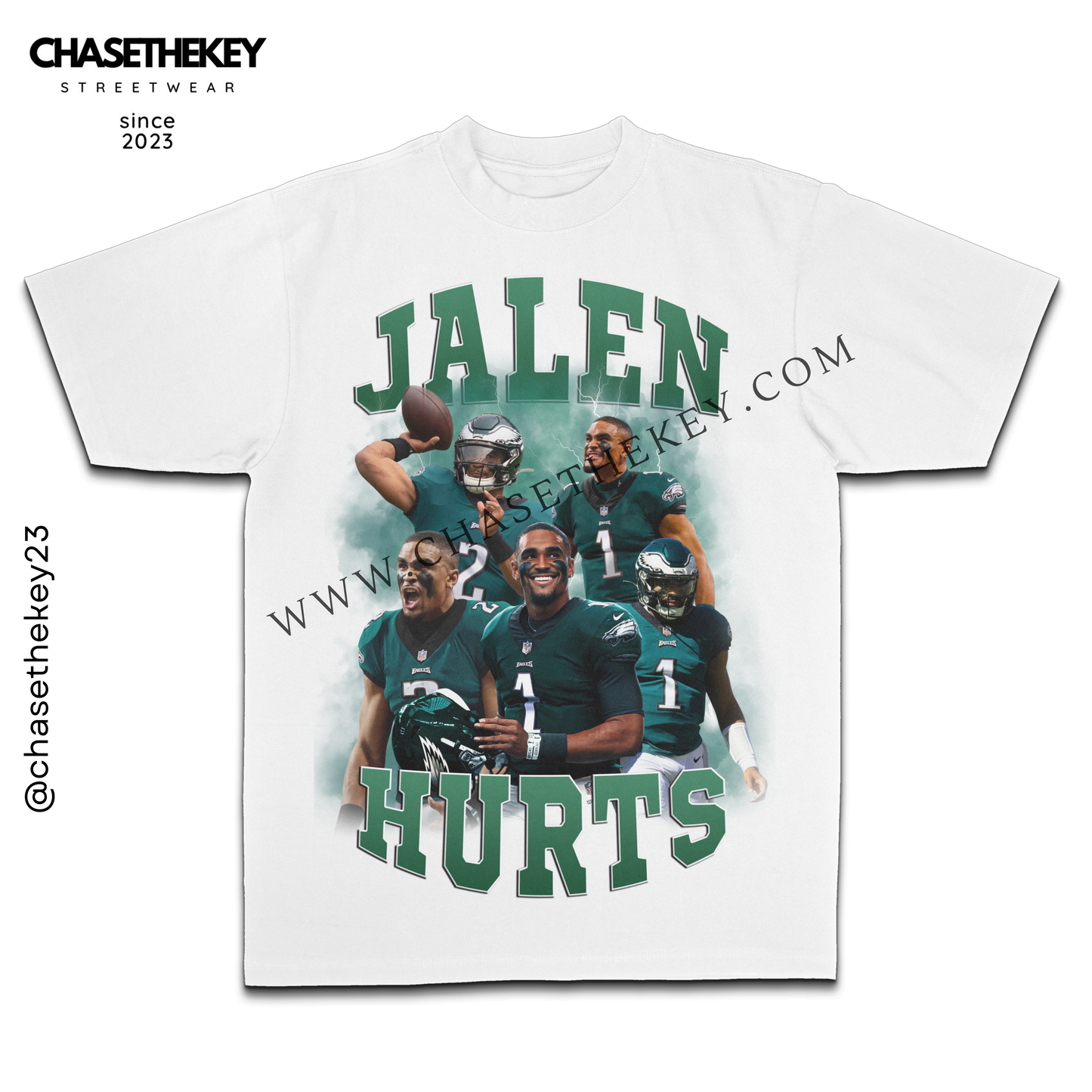 Jalen Hurts Philadelphia Eagles t-shirt for NFL fans