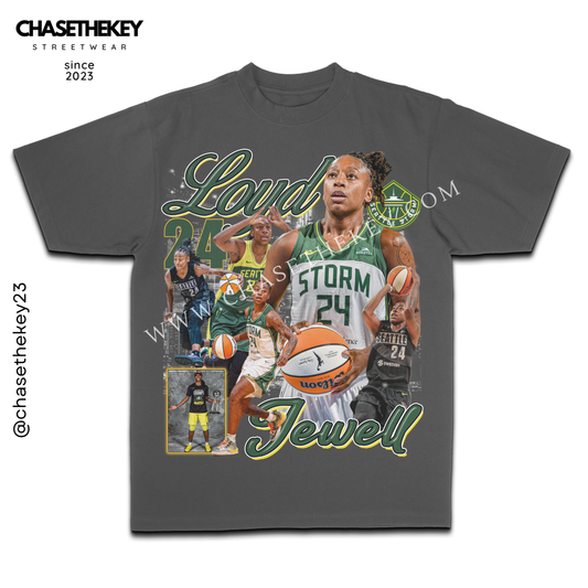 Jewell Loyd Seattle Storm basketball t-shirt for fans