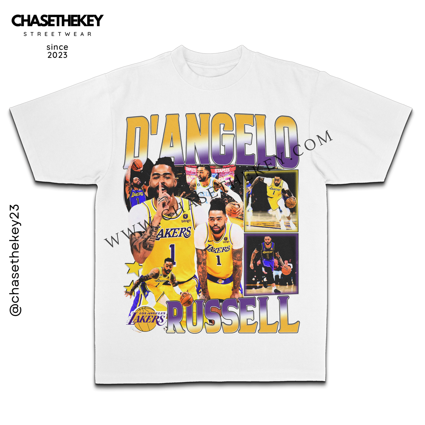 D'Angelo Russell Los Angeles Lakers shirt for NBA fans