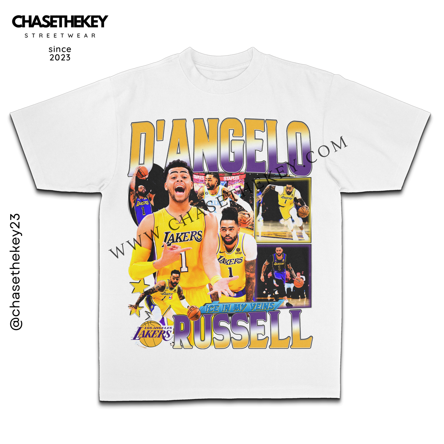 D'Angelo Russell Los Angeles Lakers shirt for NBA fans