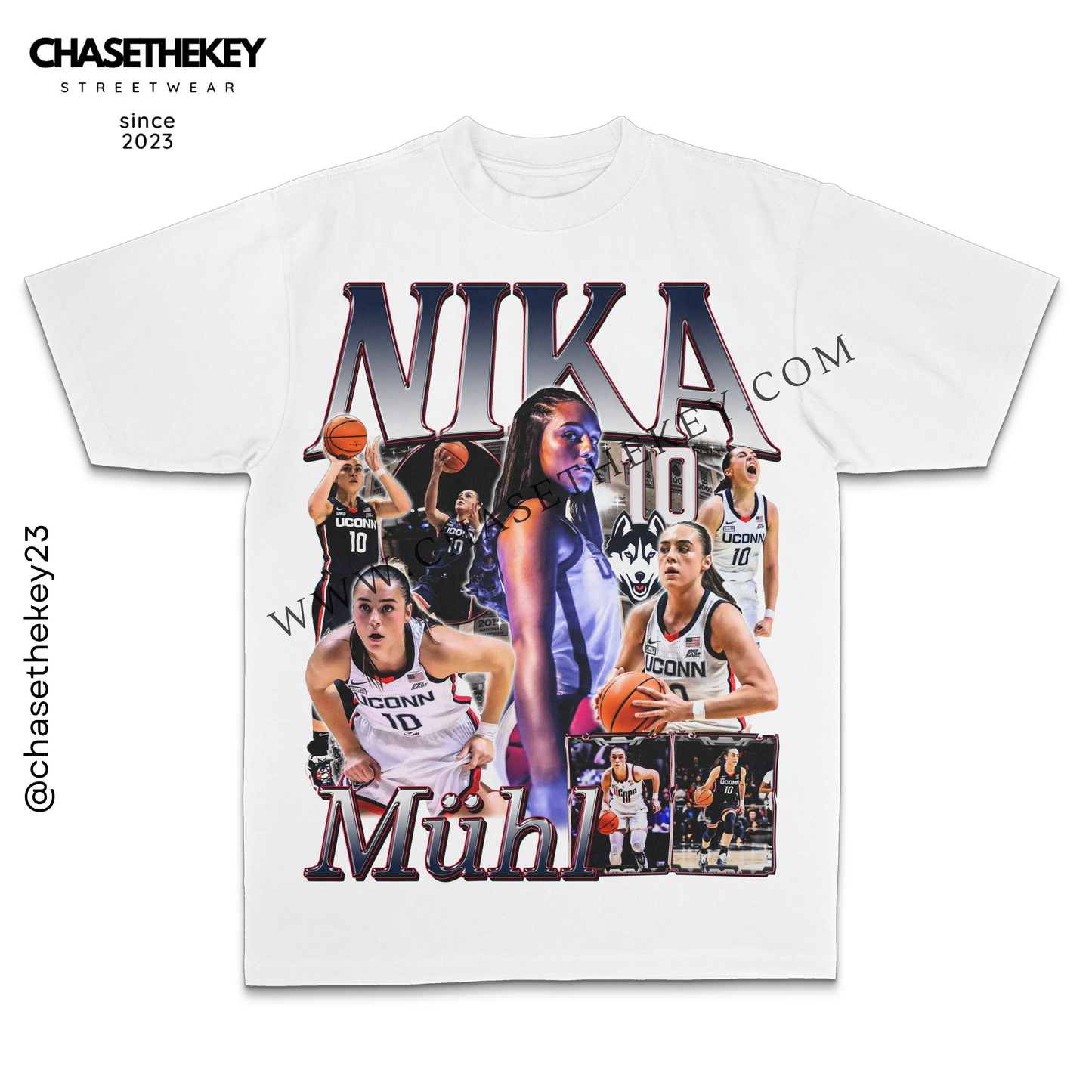 UConn Huskies Nika Mühl graphic tee