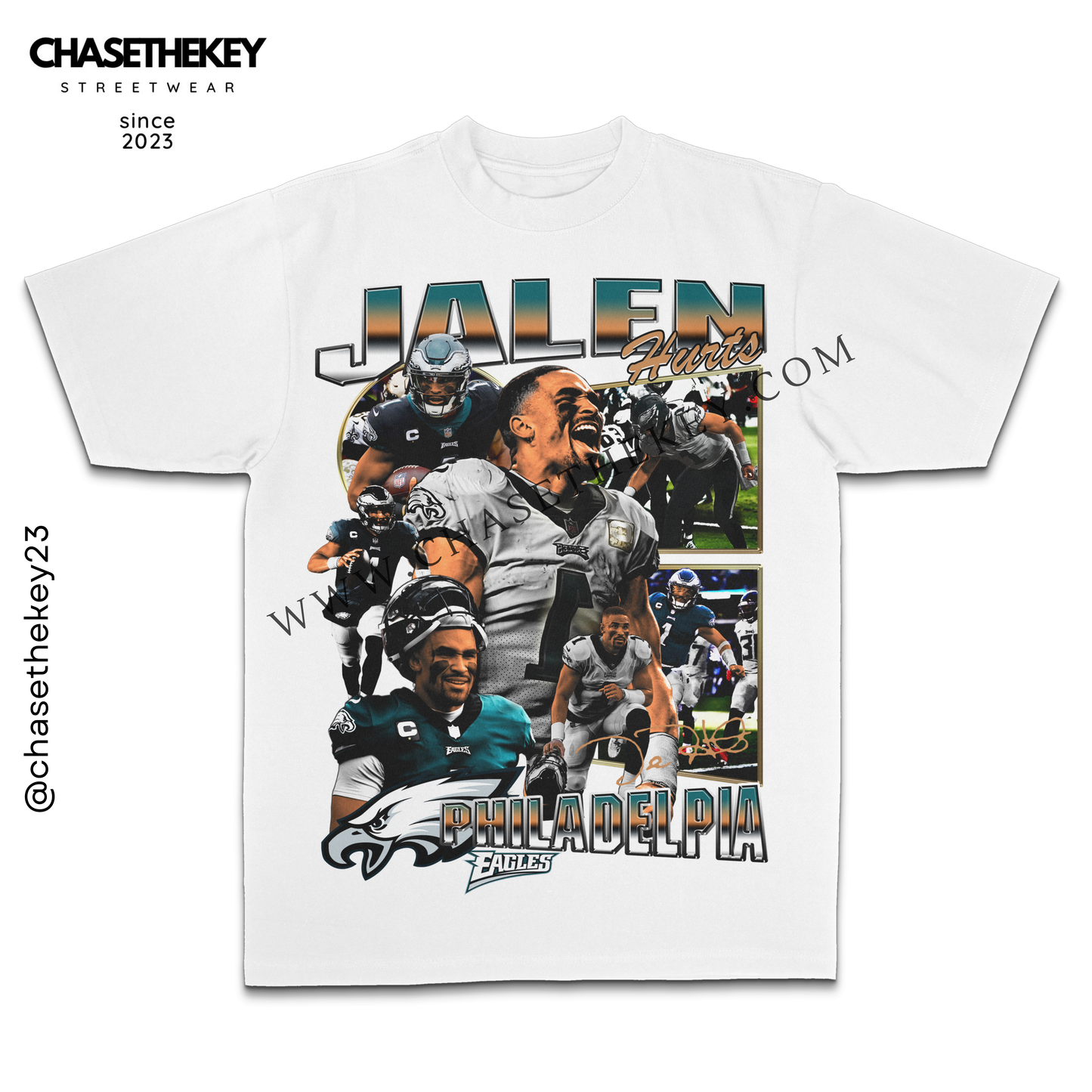 Jalen Hurts Philadelphia Eagles t-shirt for NFL fans