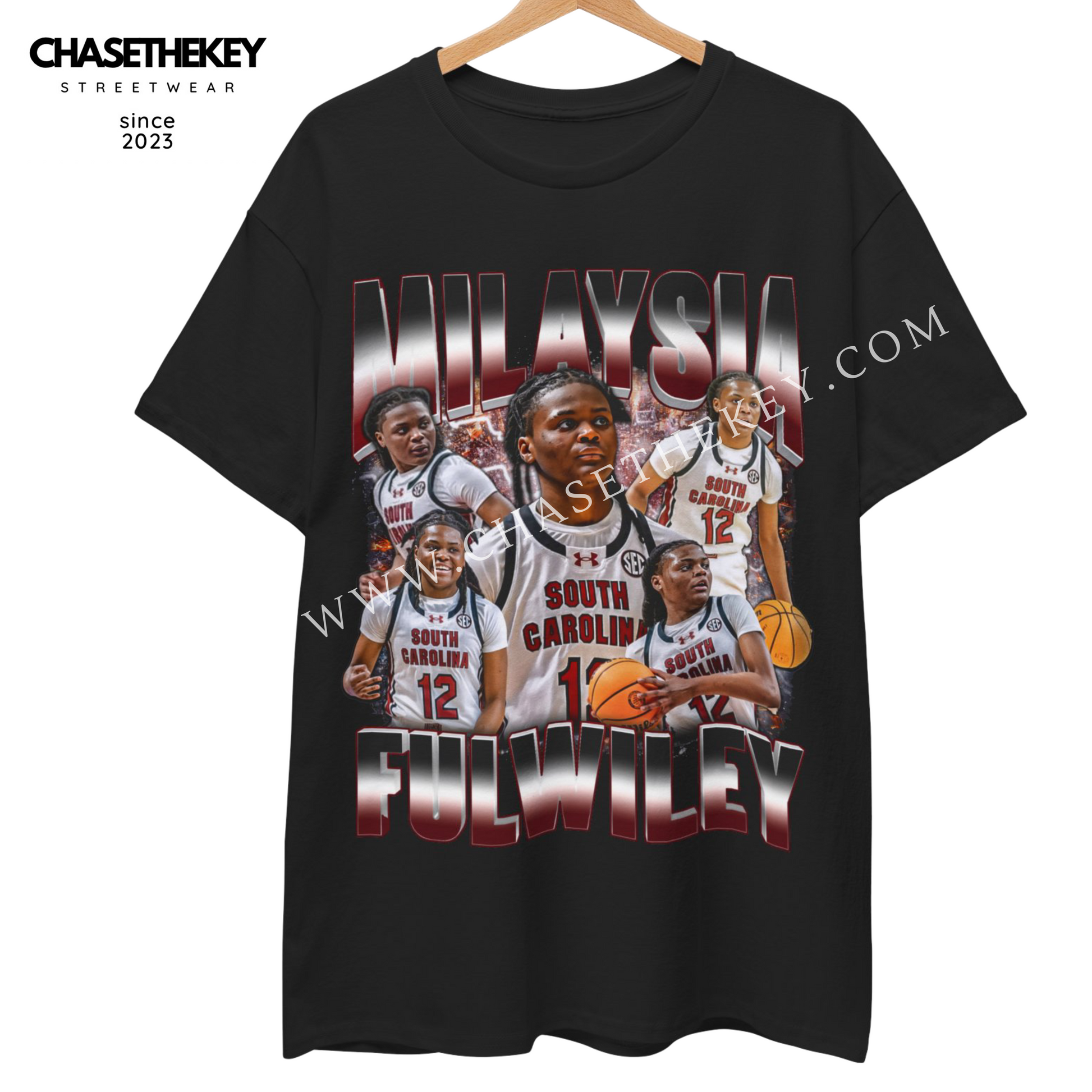 Milaysia Fulwiley South Carolina Gamecocks basketball shirt