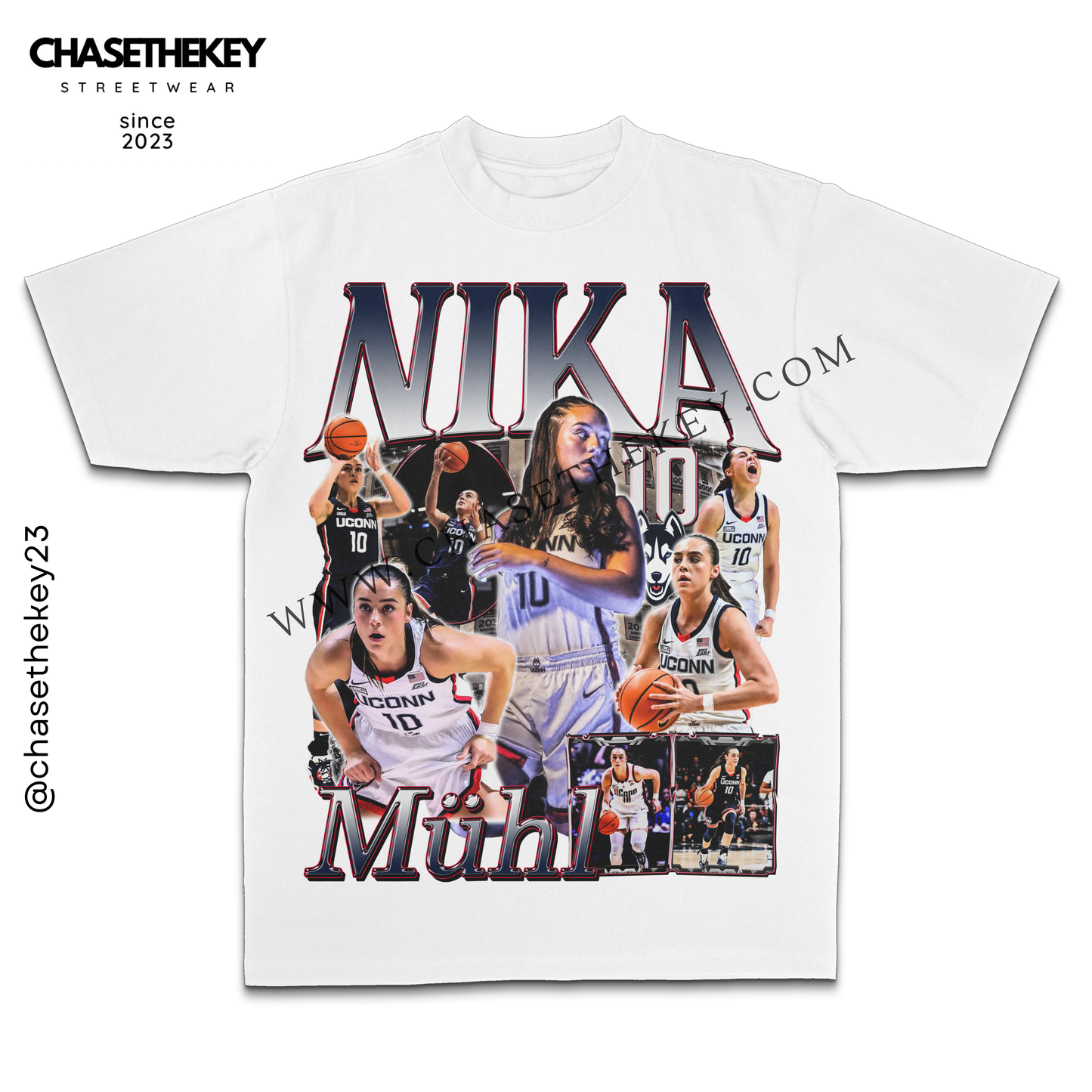 UConn Huskies Nika Mühl graphic tee