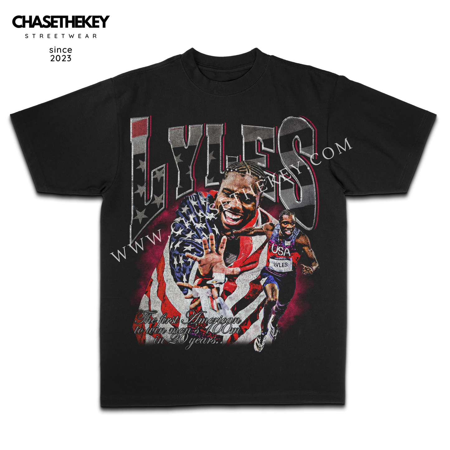 Noah Lyles Olympic Gold Medal T-Shirt