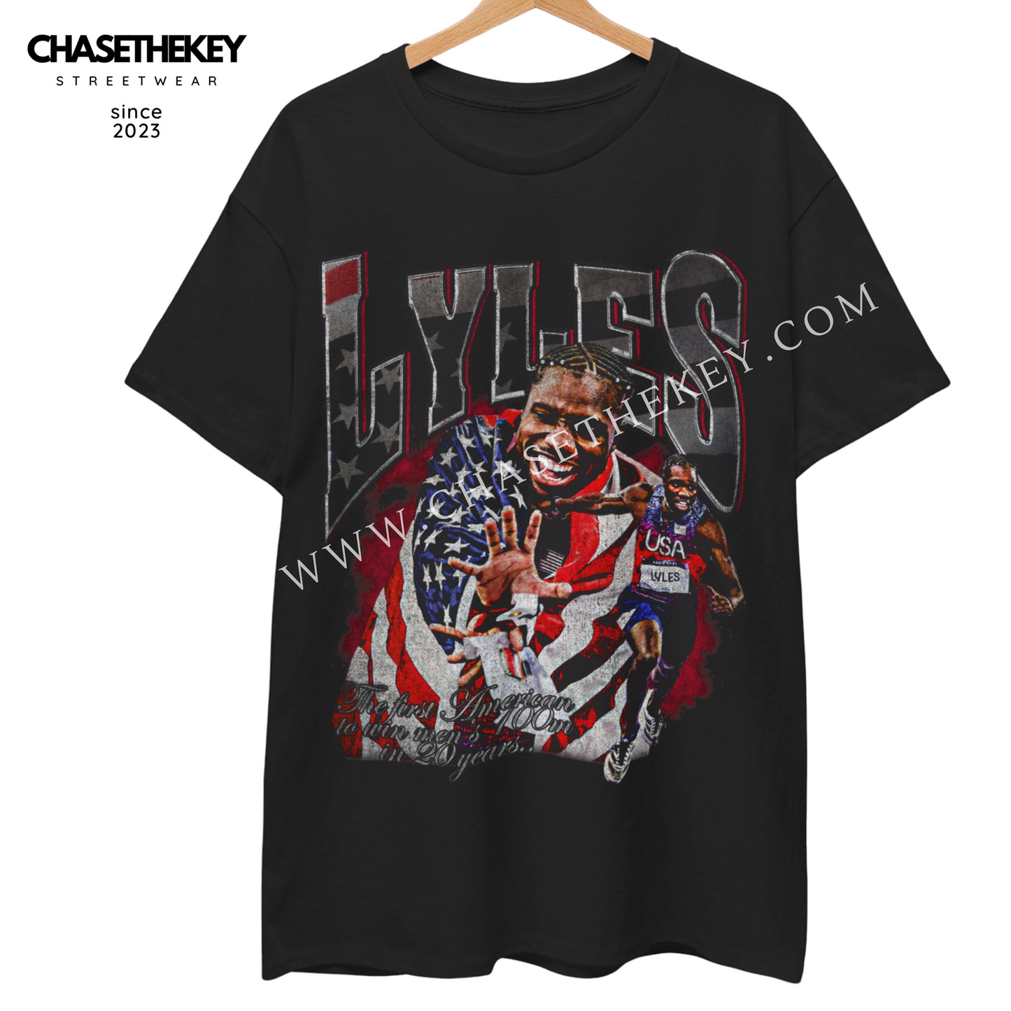 Noah Lyles Olympic Gold Medal Shirt